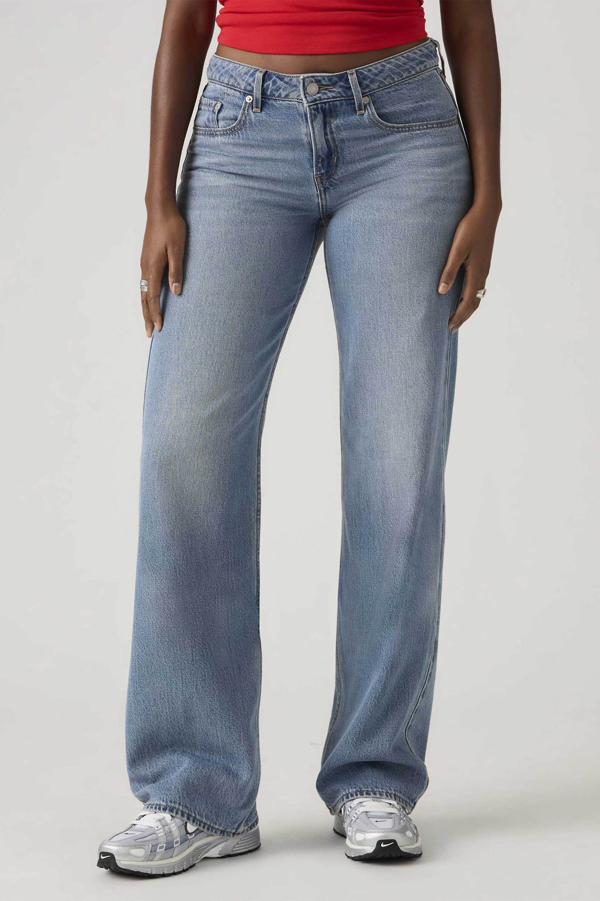 LEVI'S Levi's® γυναικείο τζιν παντελόνι πεντάτσεπο Rekaxed Straight Fit "Low Loose" - A55660063 Denim Blue - 2