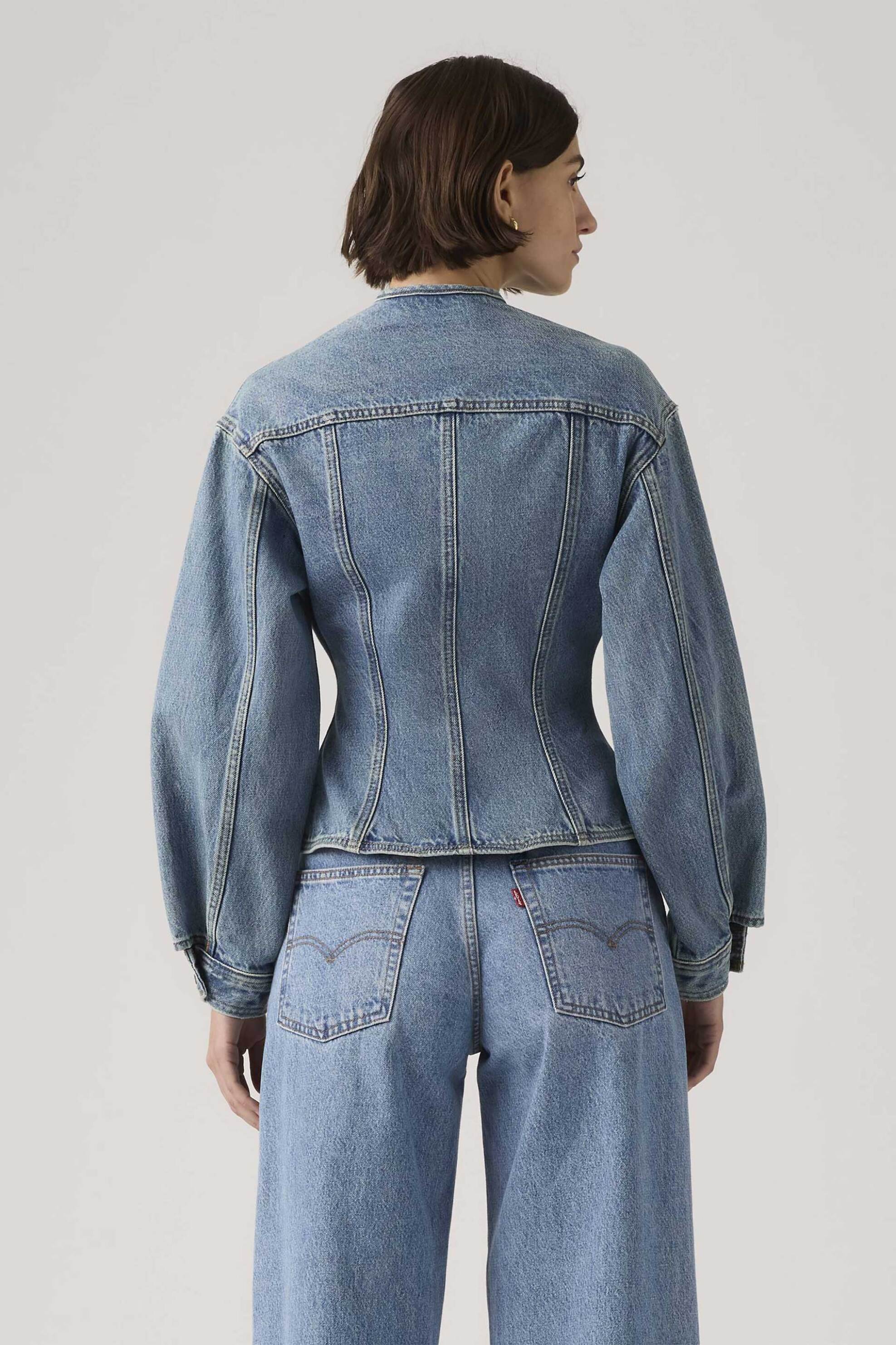 Levi&Apos S Γυναικείο Denim Jacket Standard Fit Sculpted Trucker - 001T60003 Blue