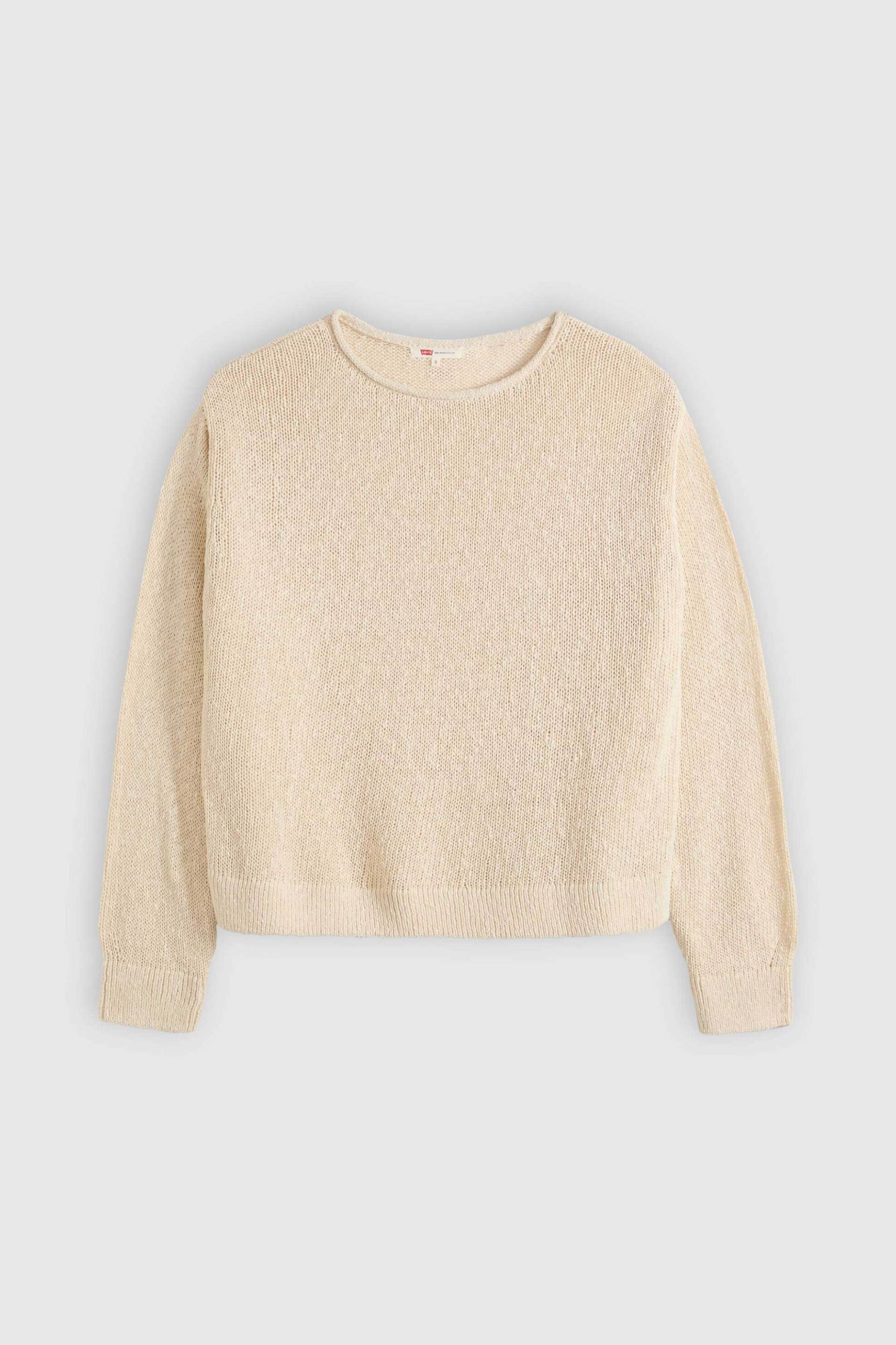 Levi&Apos S Γυναικείο Πουλόβερ Μονόχρωμο Relaxed Fit Laetitia Boucle - 005Aa0000 Κρέμ