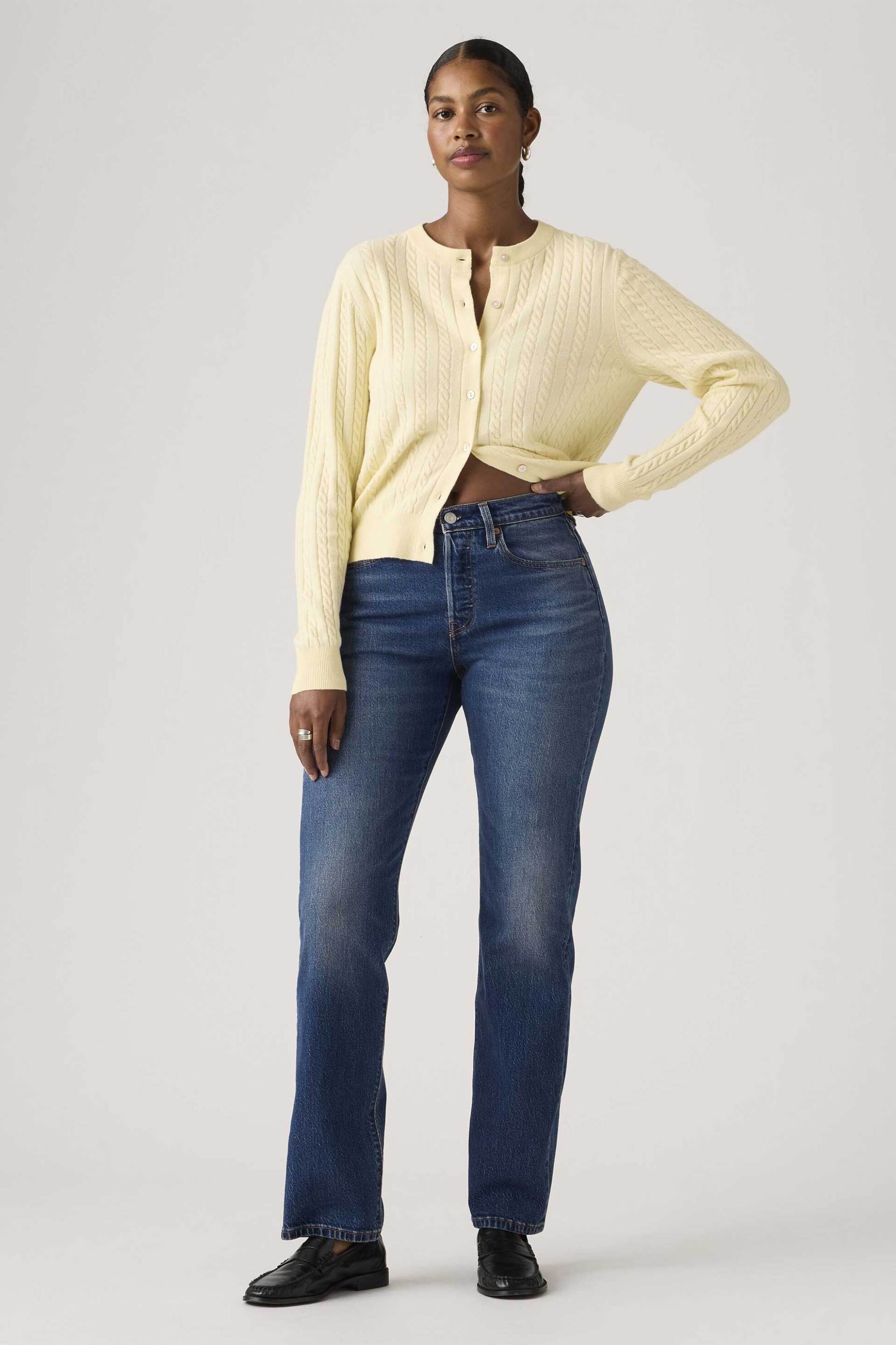 Levi's Levi's® γυναικείο τζιν παντελόνι ψηλόμεσο πεντάτσεπο Straight Fit 