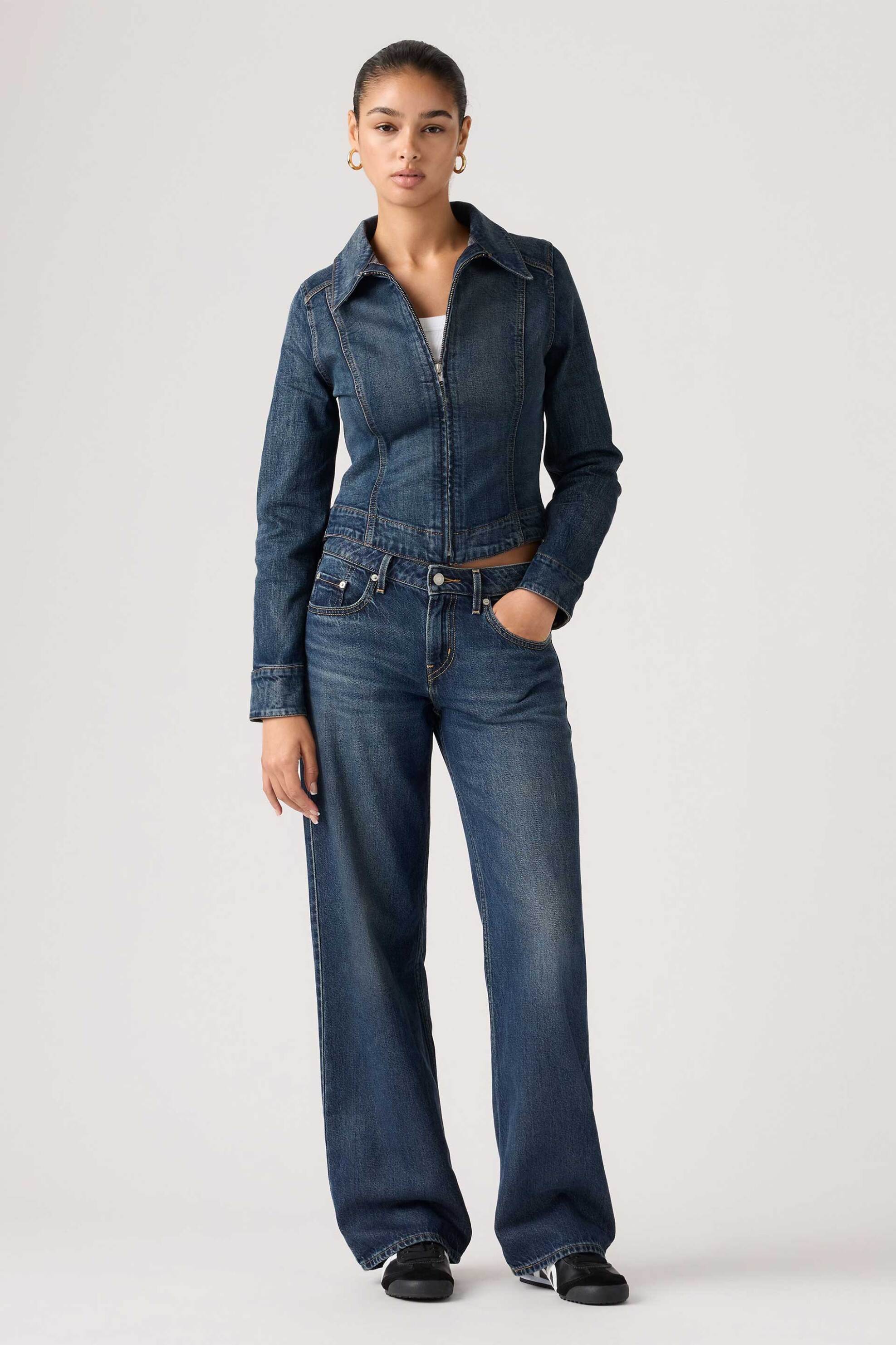 Levi's Levi's® γυναικείο τζιν παντελόνι πεντάτσεπο Straight Wide Fit 