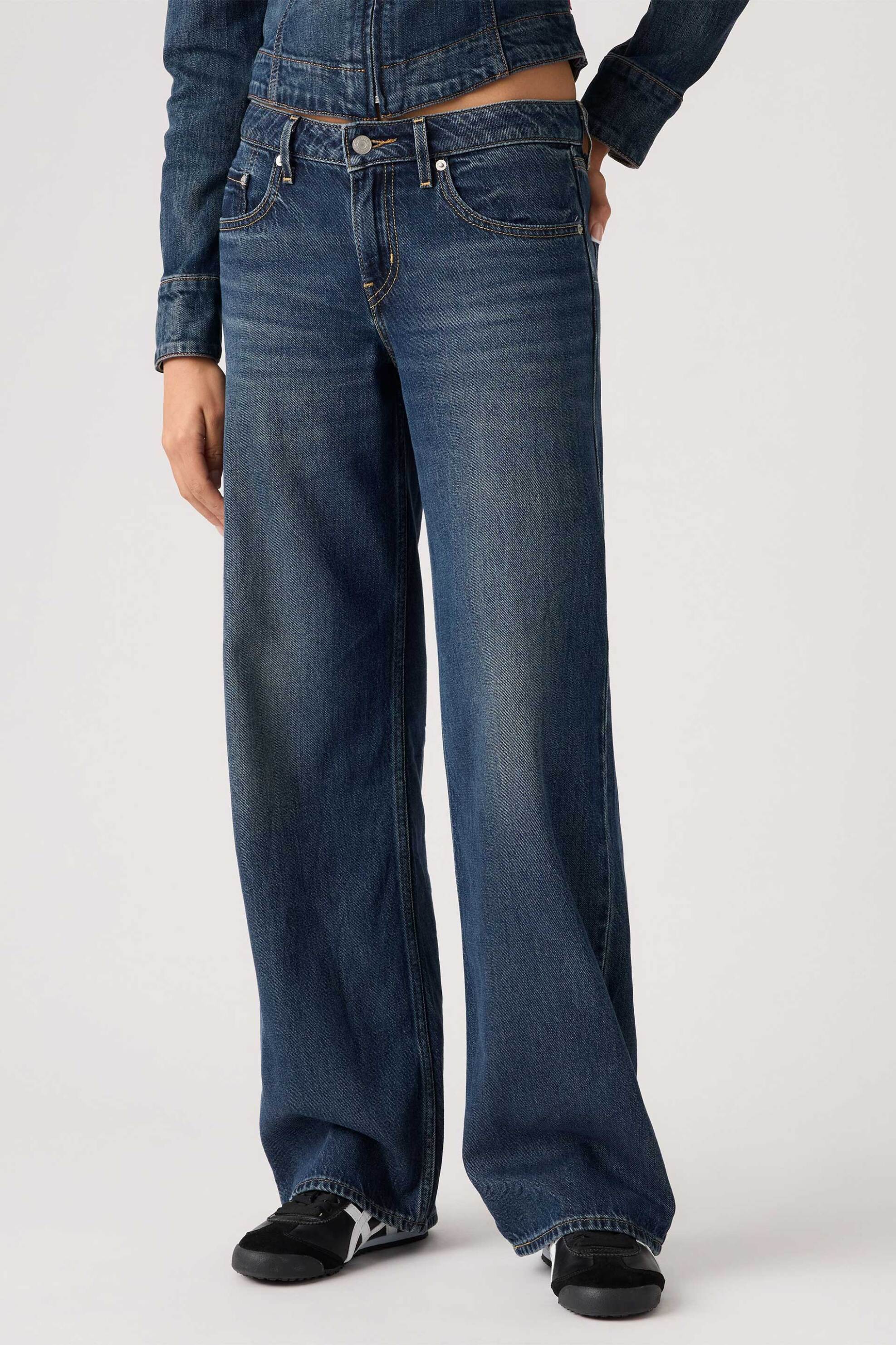 Levi's® γυναικείο τζιν παντελόνι πεντάτσεπο Straight Wide Fit 