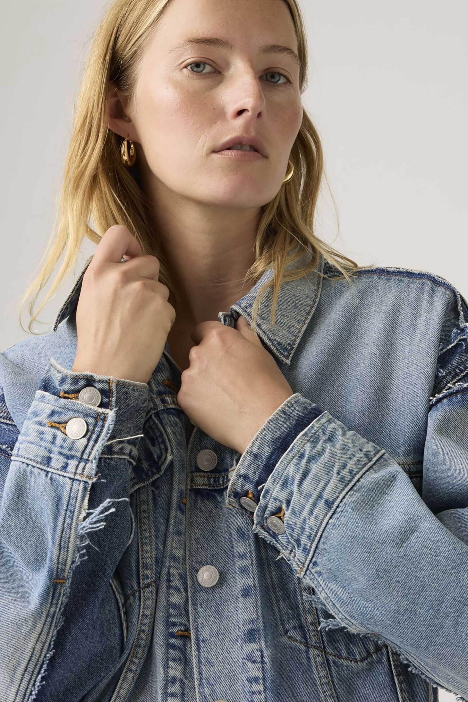 LEVI'S Levi's® γυναικείο denim jacket Relaxed Fit "Decon 90's Trucker" - 005PW0000 Denim Blue Ανοιχτό - 2