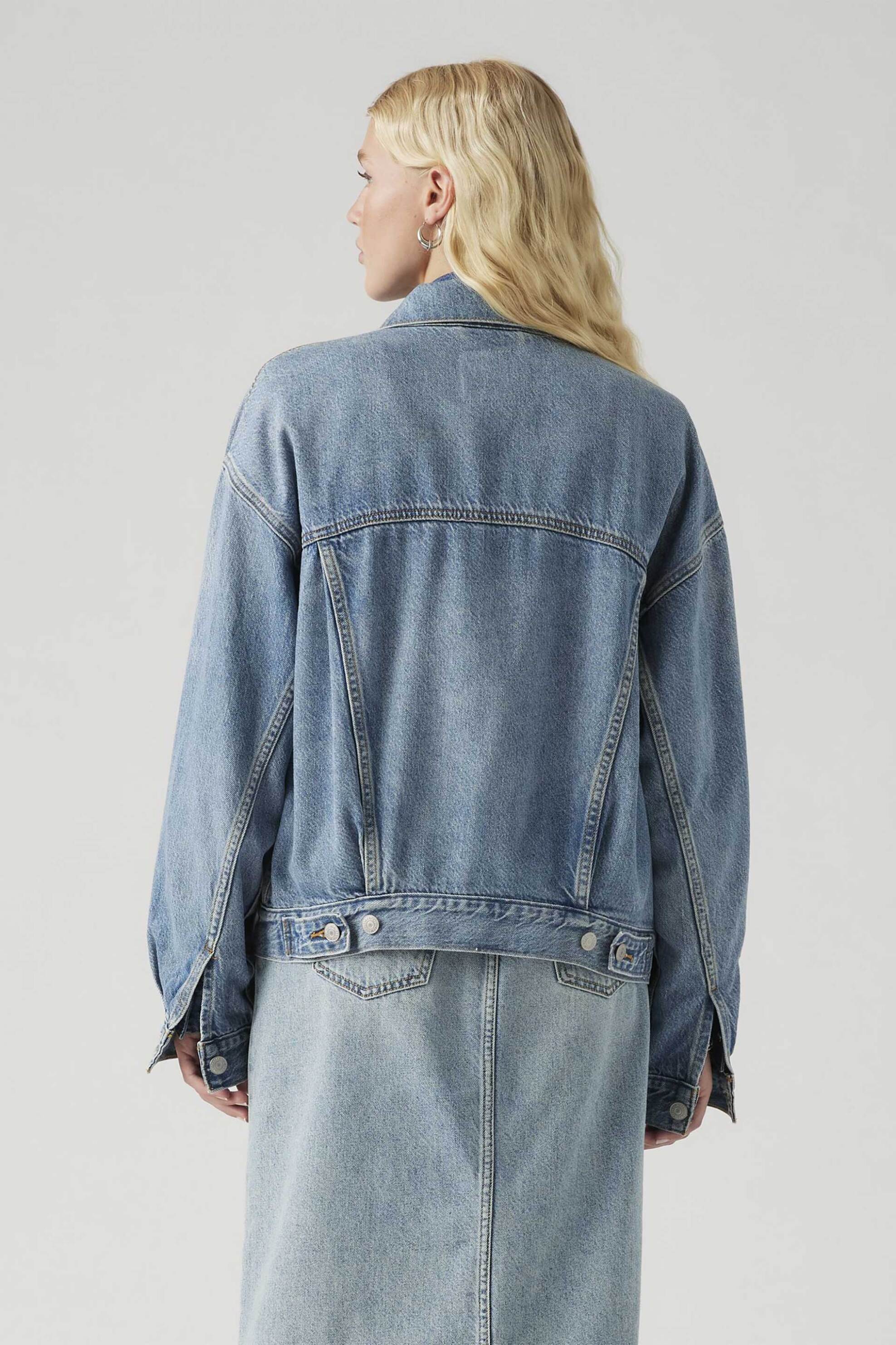 LEVI'S Levi's® γυναικείο denim jacket Relaxed Fit "90's Trucker" - A17430004 Denim Blue - 3