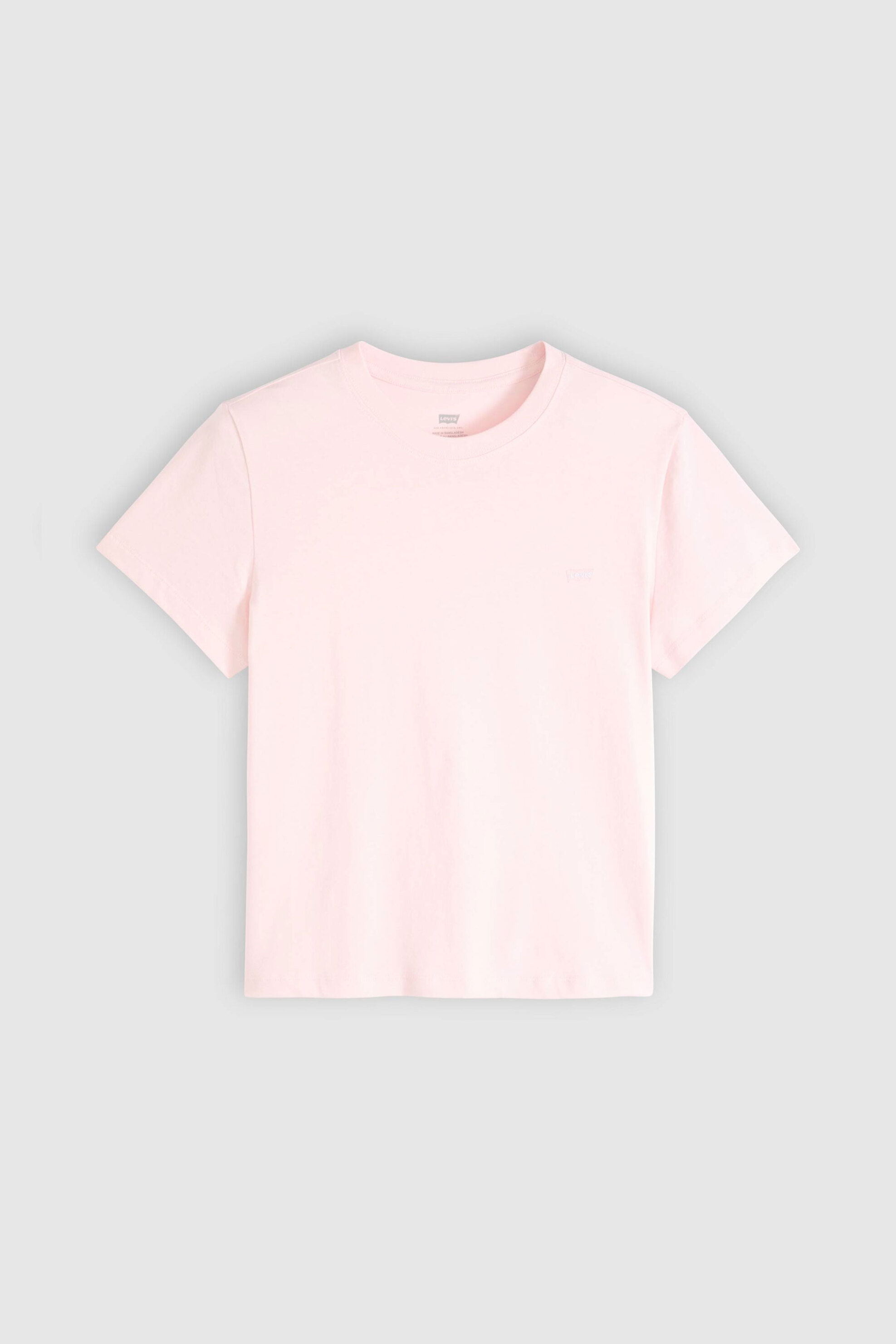 Levi&Apos S Γυναικείο T-Shirt με Λογότυπο Standard Fit Favorite - 005J20018 Ροζ