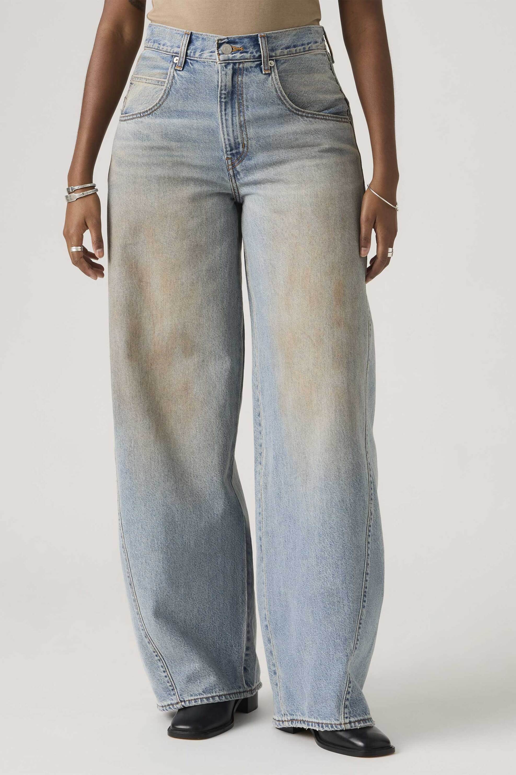 LEVI'S Levi's® γυναικείο τζιν παντελόνι πεντάτσεπο Super Baggy Barrel Fit - 003NF0005 Denim Blue - 2