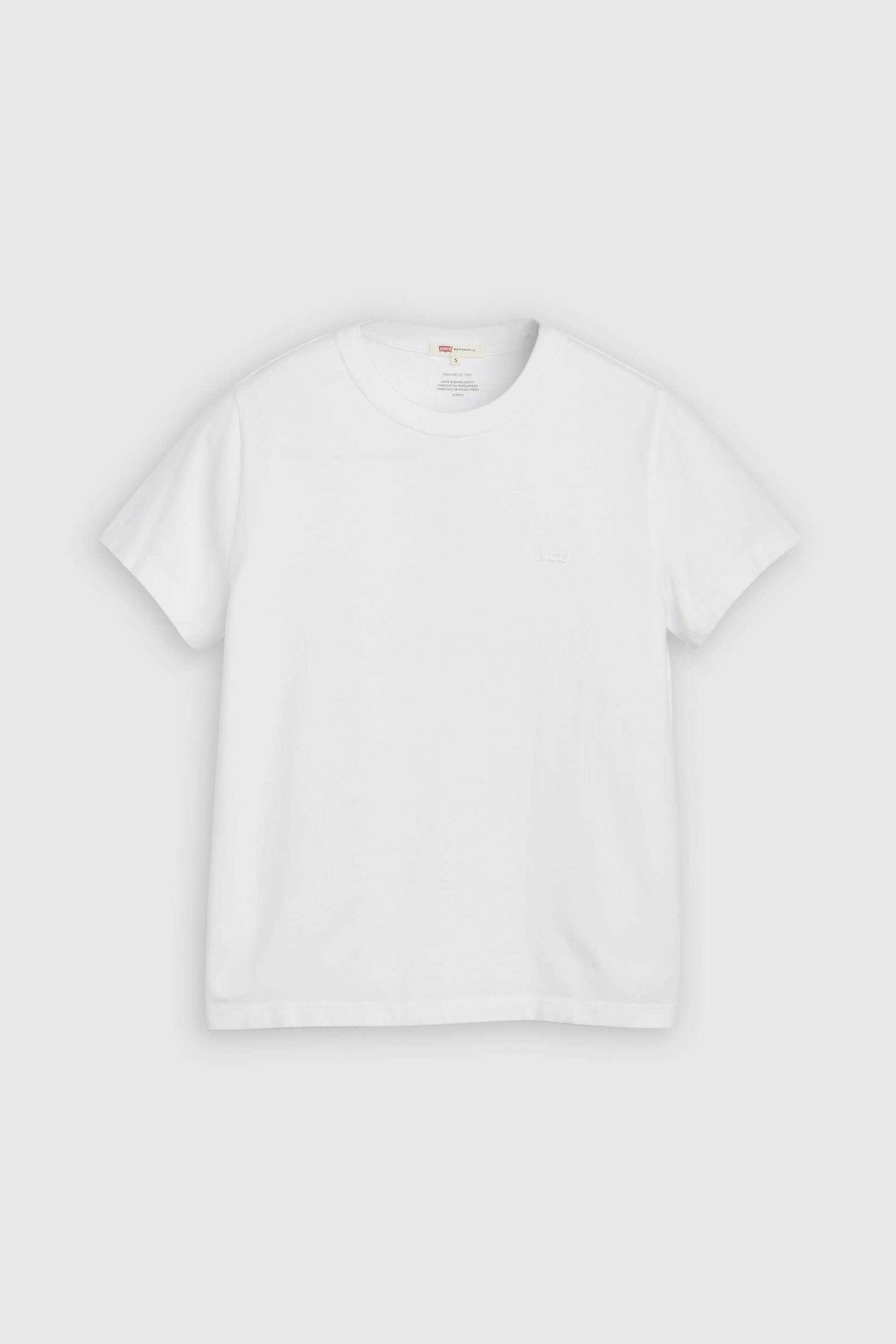 Levi&Apos S Γυναικείο T-Shirt με Λογότυπο Standard Fit Favorite - 005J20016 Λευκό