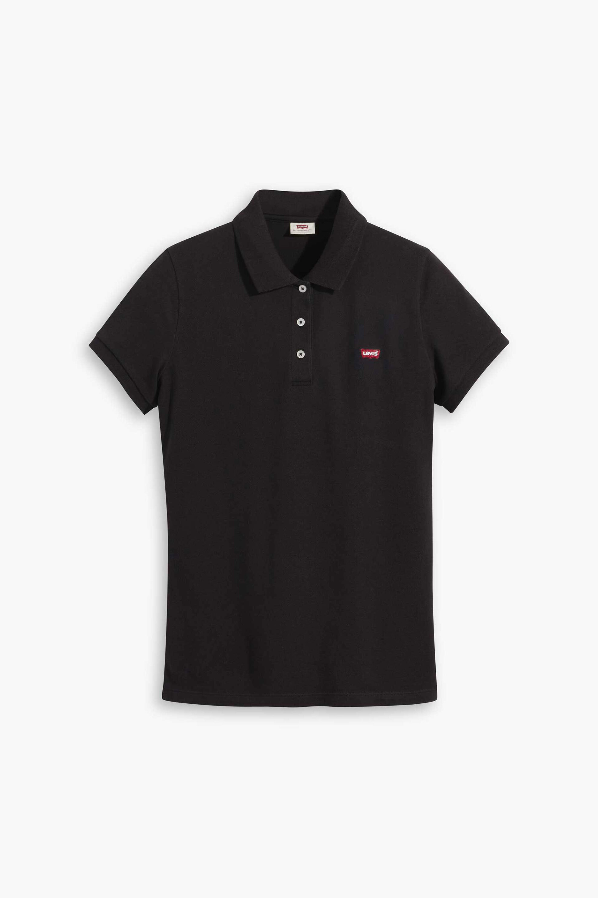 Levi's® γυναικεία μπλούζα πόλο πικέ με λογότυπο Slim Fit - 525990046 Μαύρο φωτογραφία