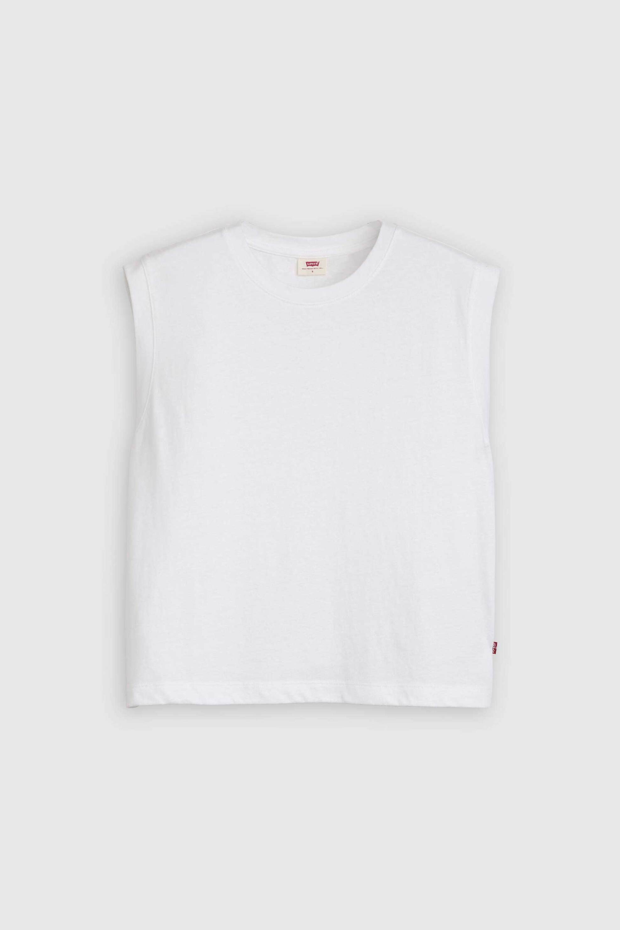 Levi&Apos S Γυναικεία Αμάνικη Μπλούζα Relaxed Fit Boxy Tank - A87940001 Λευκό