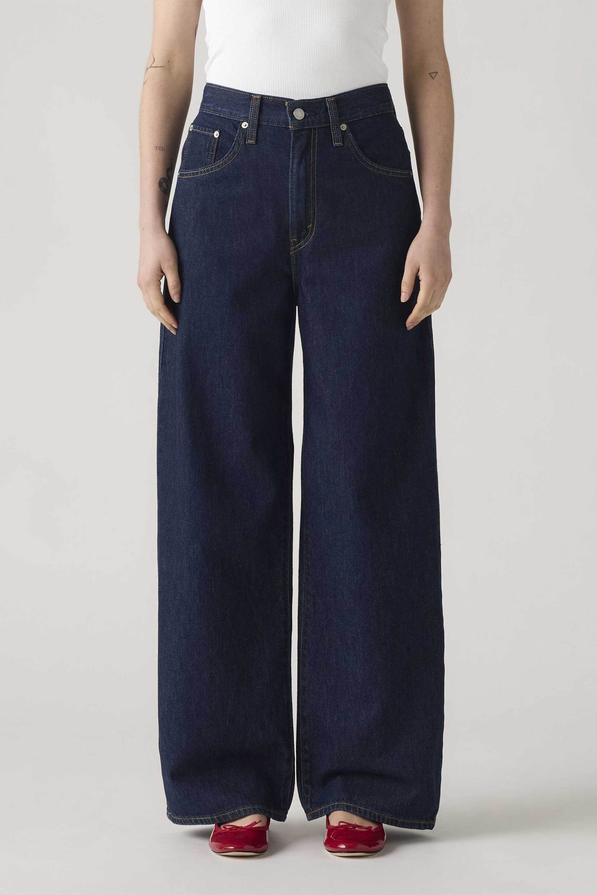 Levi's® γυναικείο τζιν παντελόνι ψηλόμεσο πεντάτσεπο Baggy Fit 