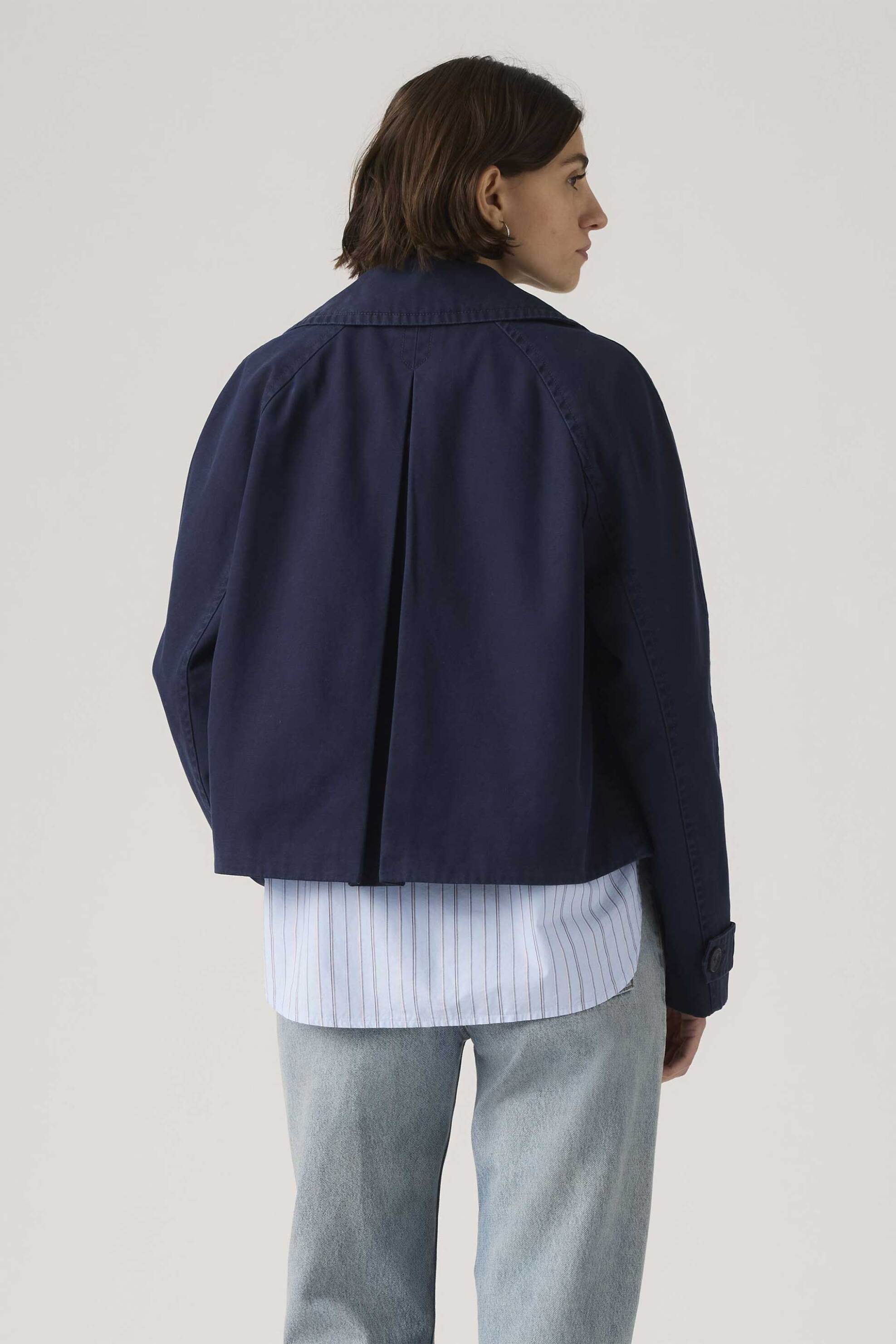 Levi&Apos S Γυναικείο Jacket Cropped Relaxed Fit Bree - 005Ao0003 Μπλε Σκούρο