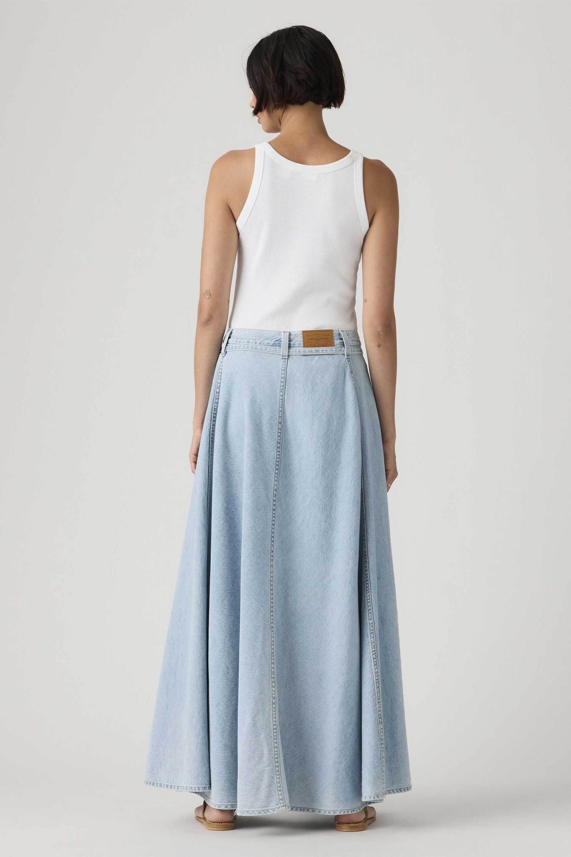 Levi&Apos S Γυναικεία Maxi Φούστα Denim Ψηλόμεση Relaxed Fit - 001T40014 Blue Ανοιχτό