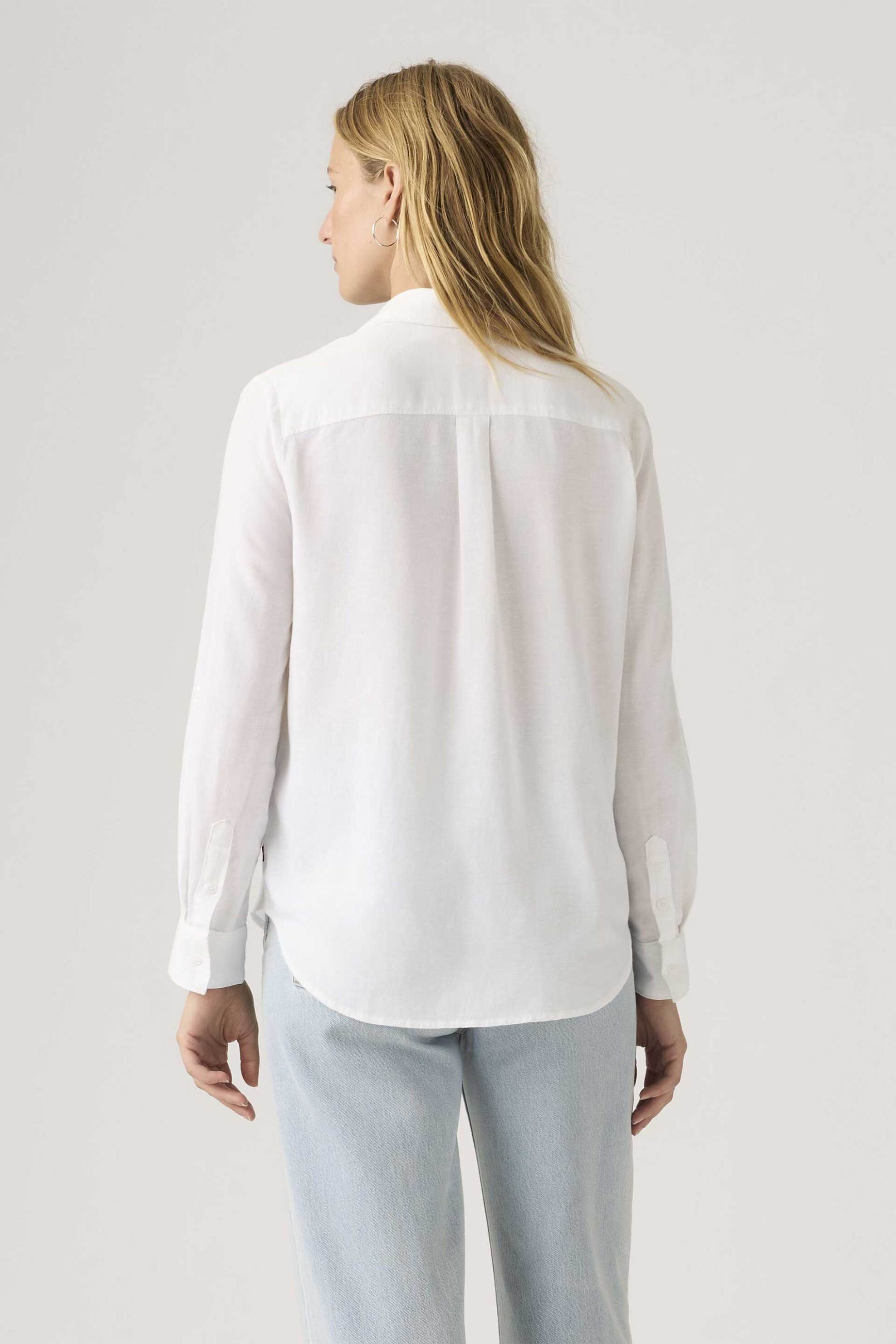 LEVI'S Levi's® γυναικείο πουκάμισο Relaxed Fit "Elaine Utility" - 005NJ0002 Λευκό - 3