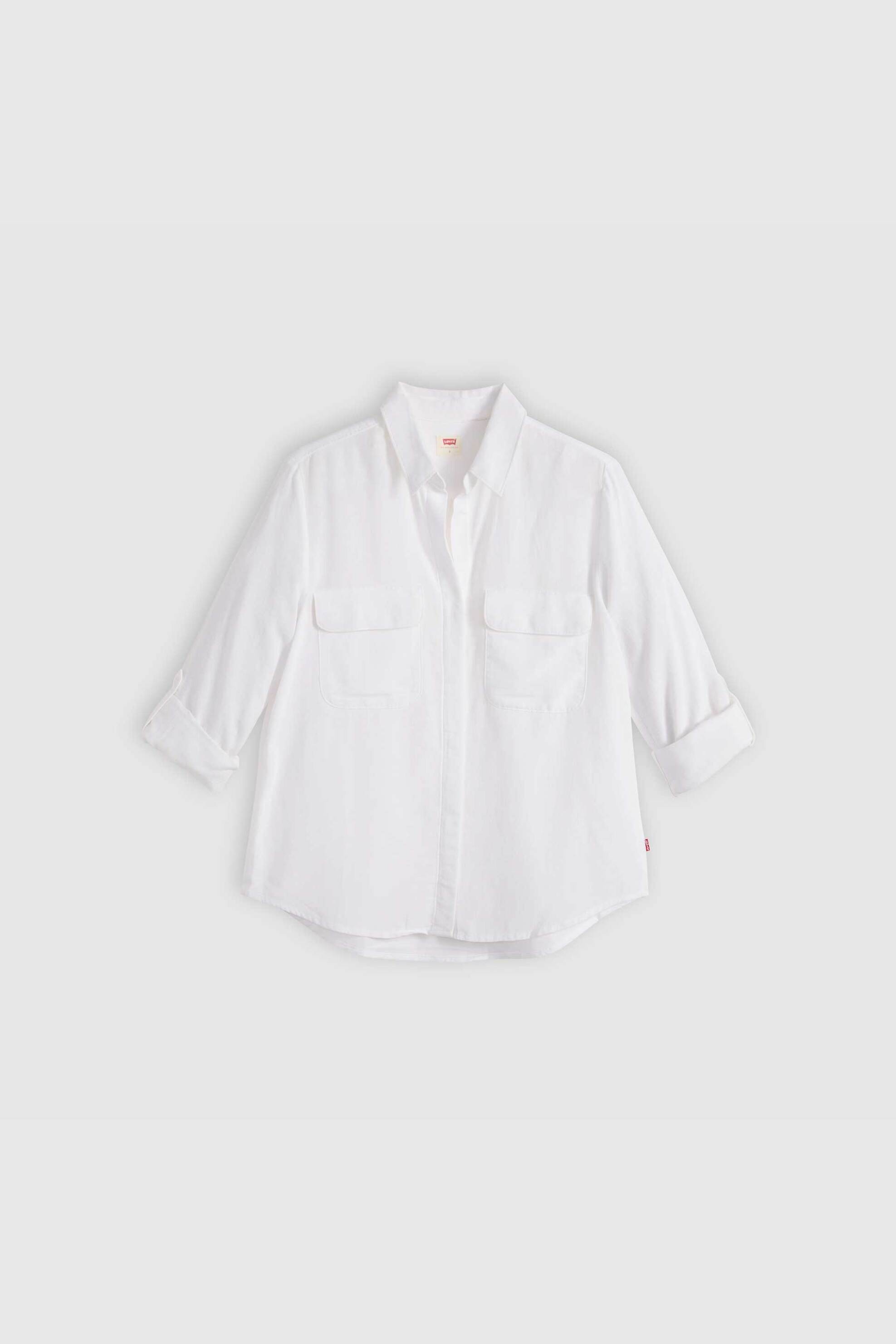 LEVI'S Levi's® γυναικείο πουκάμισο Relaxed Fit "Elaine Utility" - 005NJ0002 Λευκό - 4