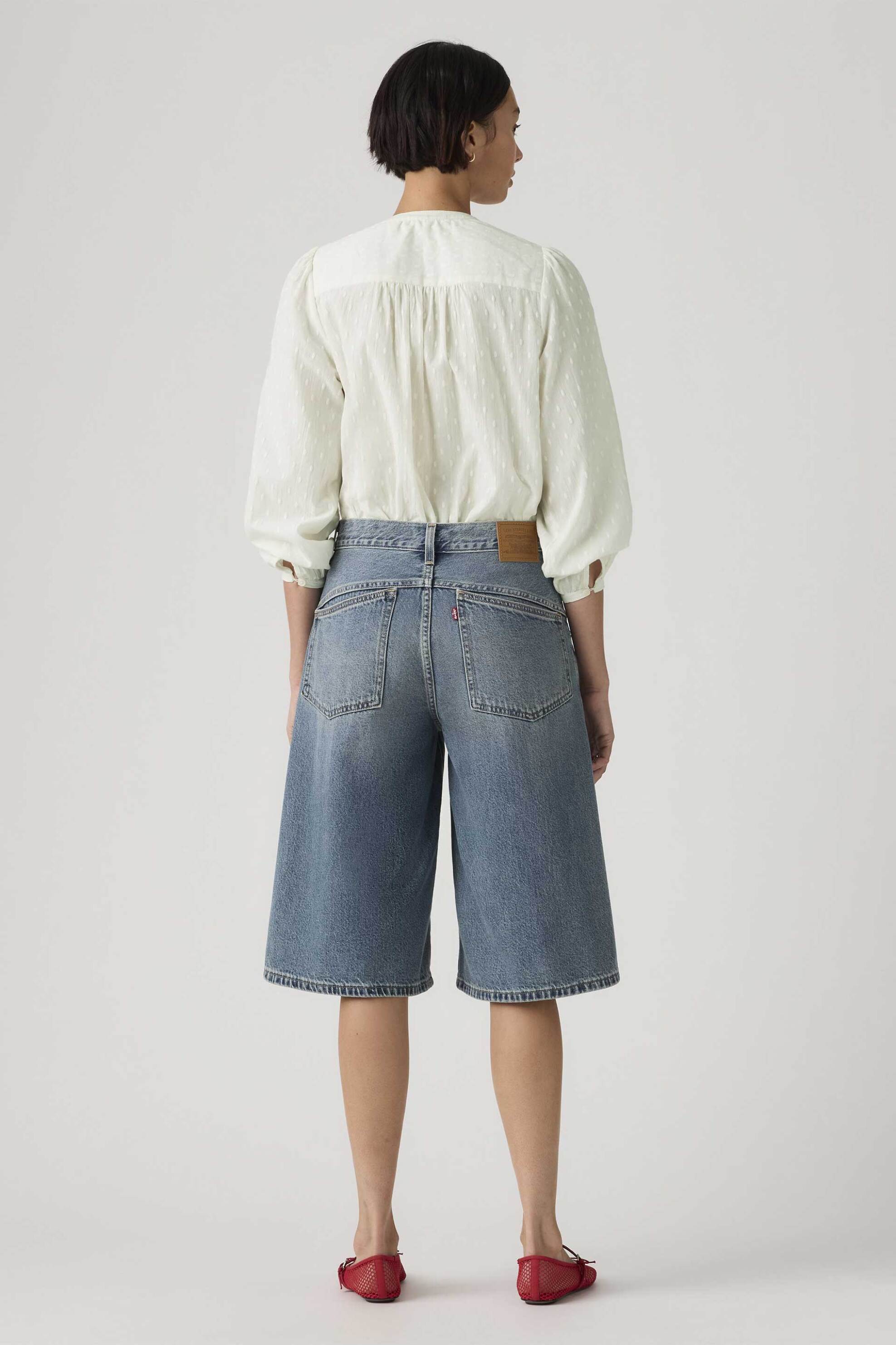 Levi&Apos S Γυναικεία Denim Βερμούδα Πεντάτσεπη Super Baggy Fit - 005Dt0002 Blue