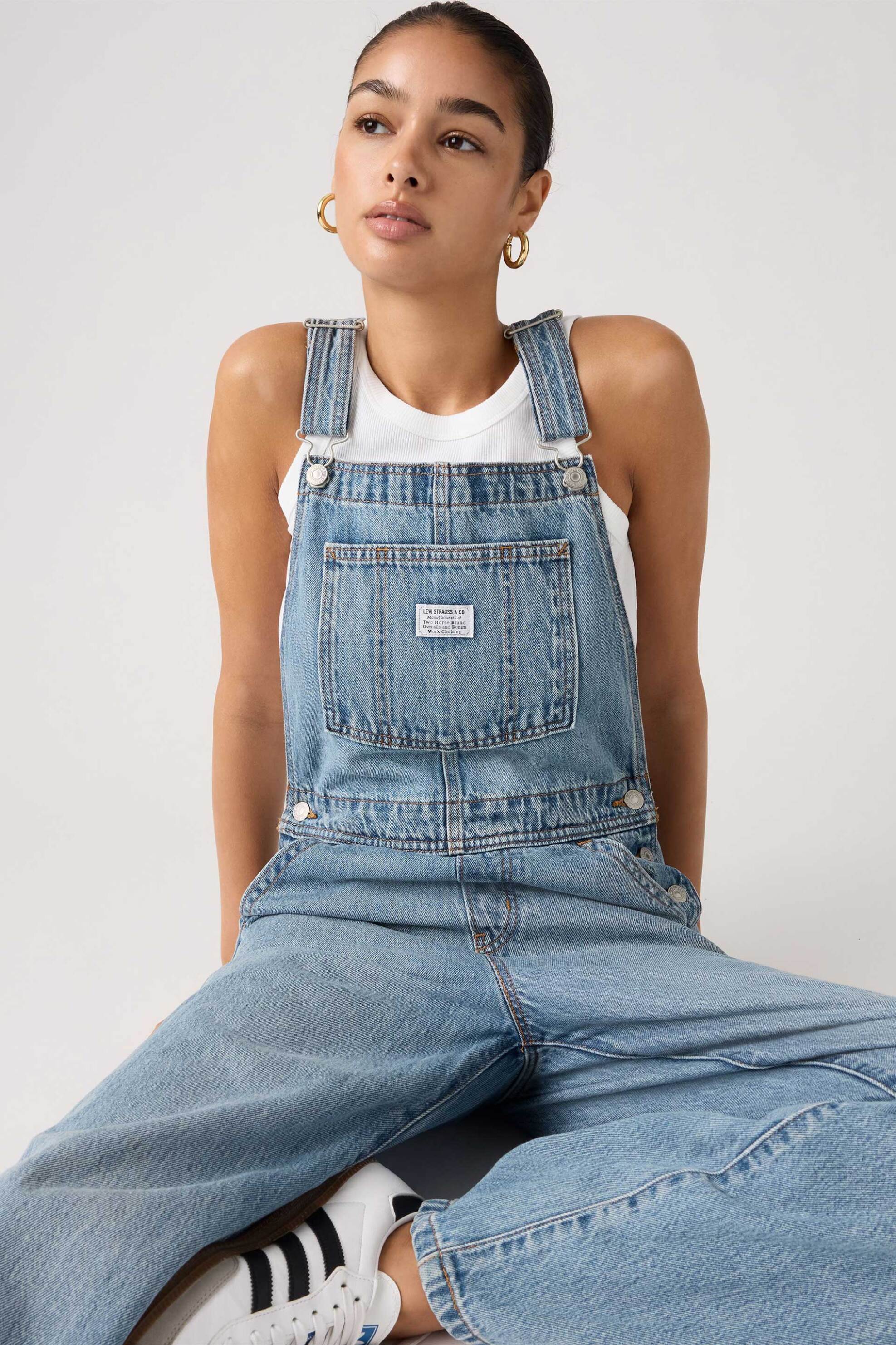 Levi's® γυναικεία denim ολόσωμη φόρμα πεντάτσεπη Baggy Fit 