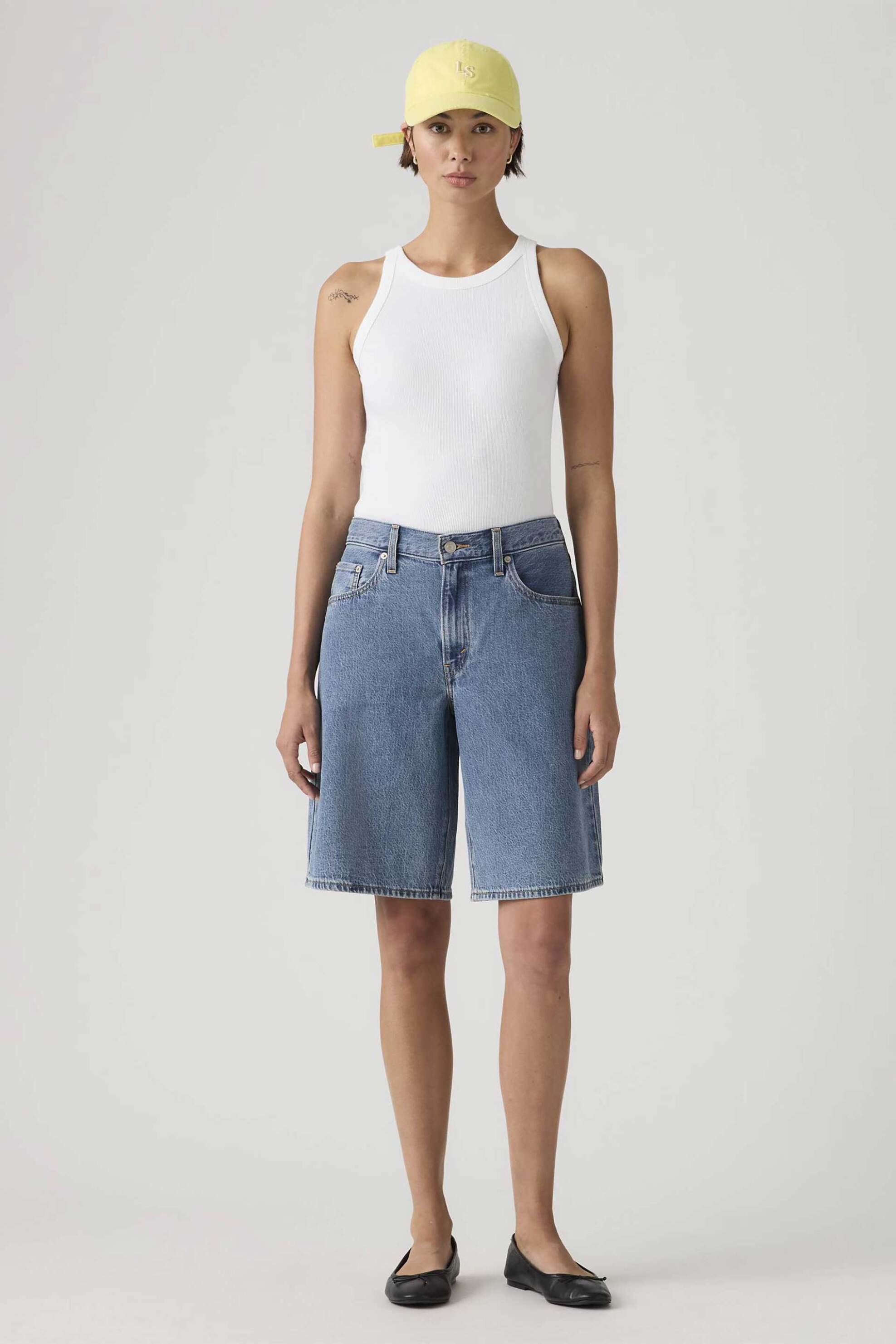 Levi's Levi's® γυναικεία denim βερμούδα πεντάτσεπη Baggy Fit 