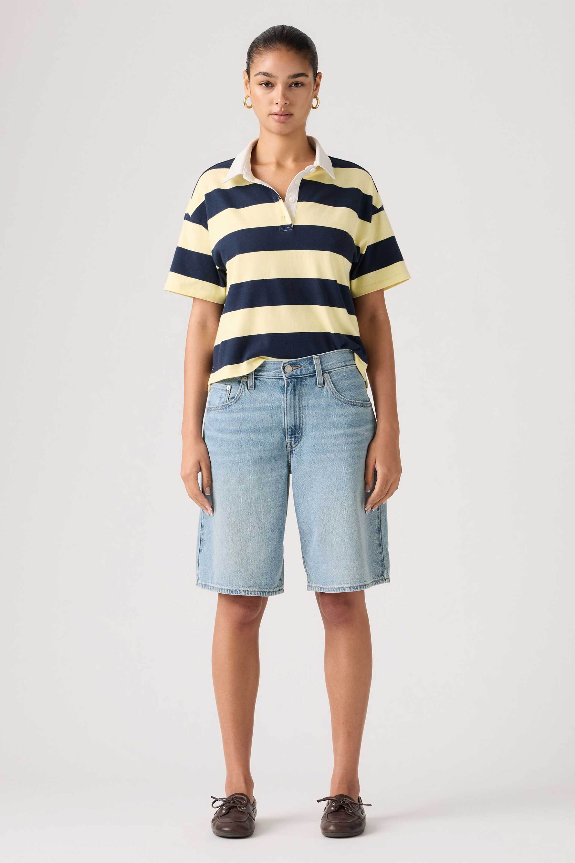 Levi's Levi's® γυναικεία denim βερμούδα πεντάτσεπη Baggy Fit 