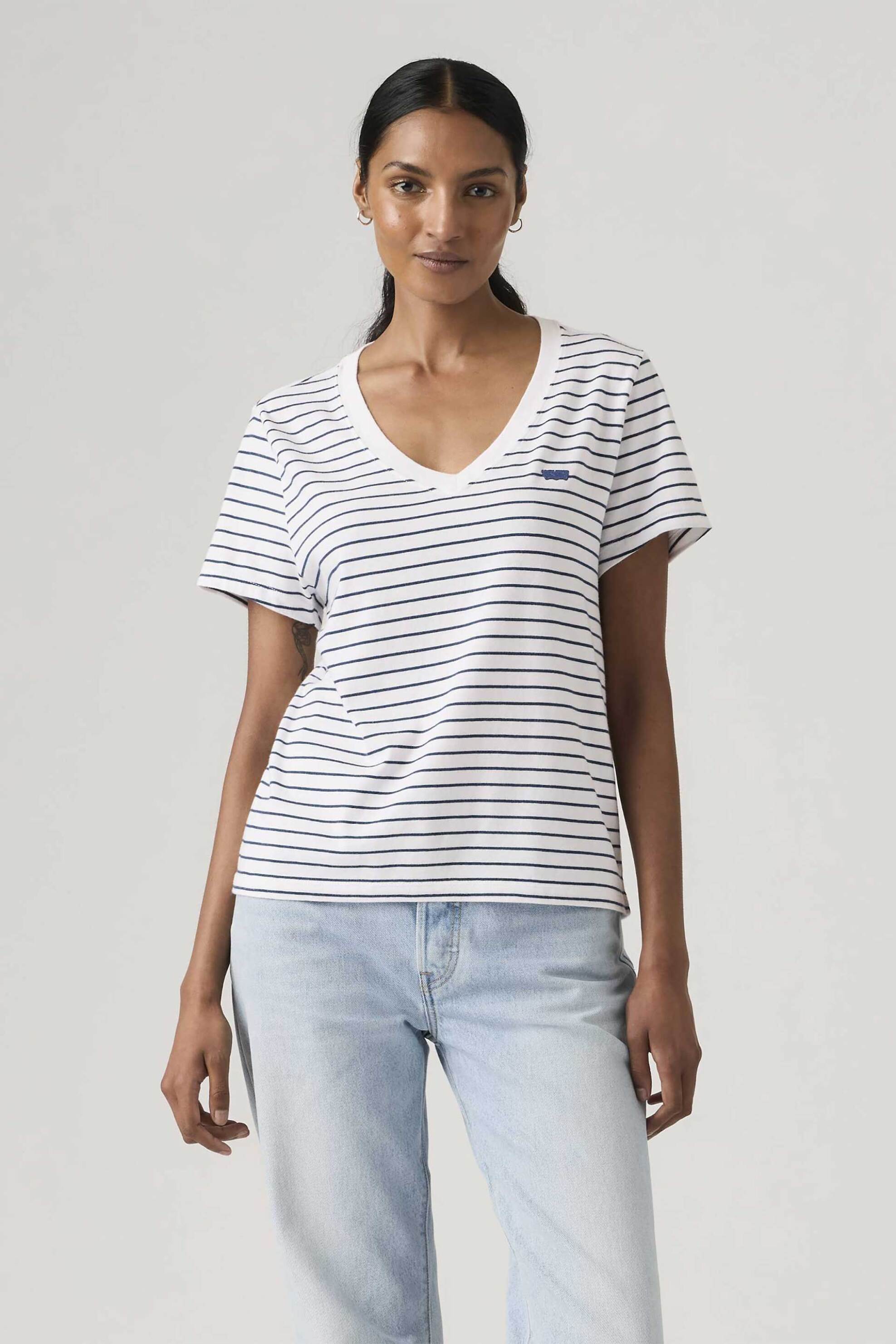 Levi's Levi's® γυναικείο T-shirt με ριγέ σχέδιο Standard Fit 