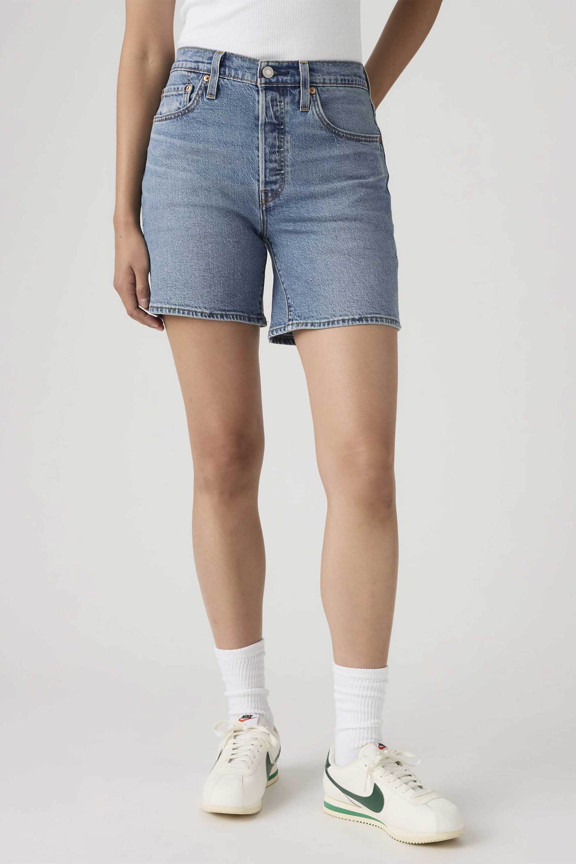 Levi's® γυναικείο denim σορτς ψηλόμεσο πεντάτσεπο 