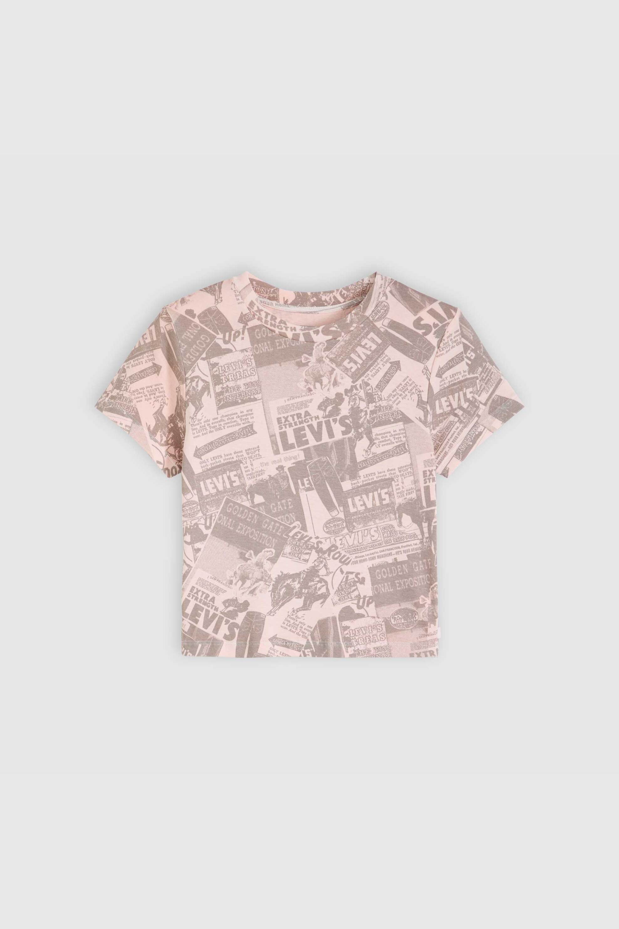 Levi&Apos S Γυναικείο T-Shirt Slim Fit Graphic Essential Sporty - A87980105 Ροζ Ανοιχτό