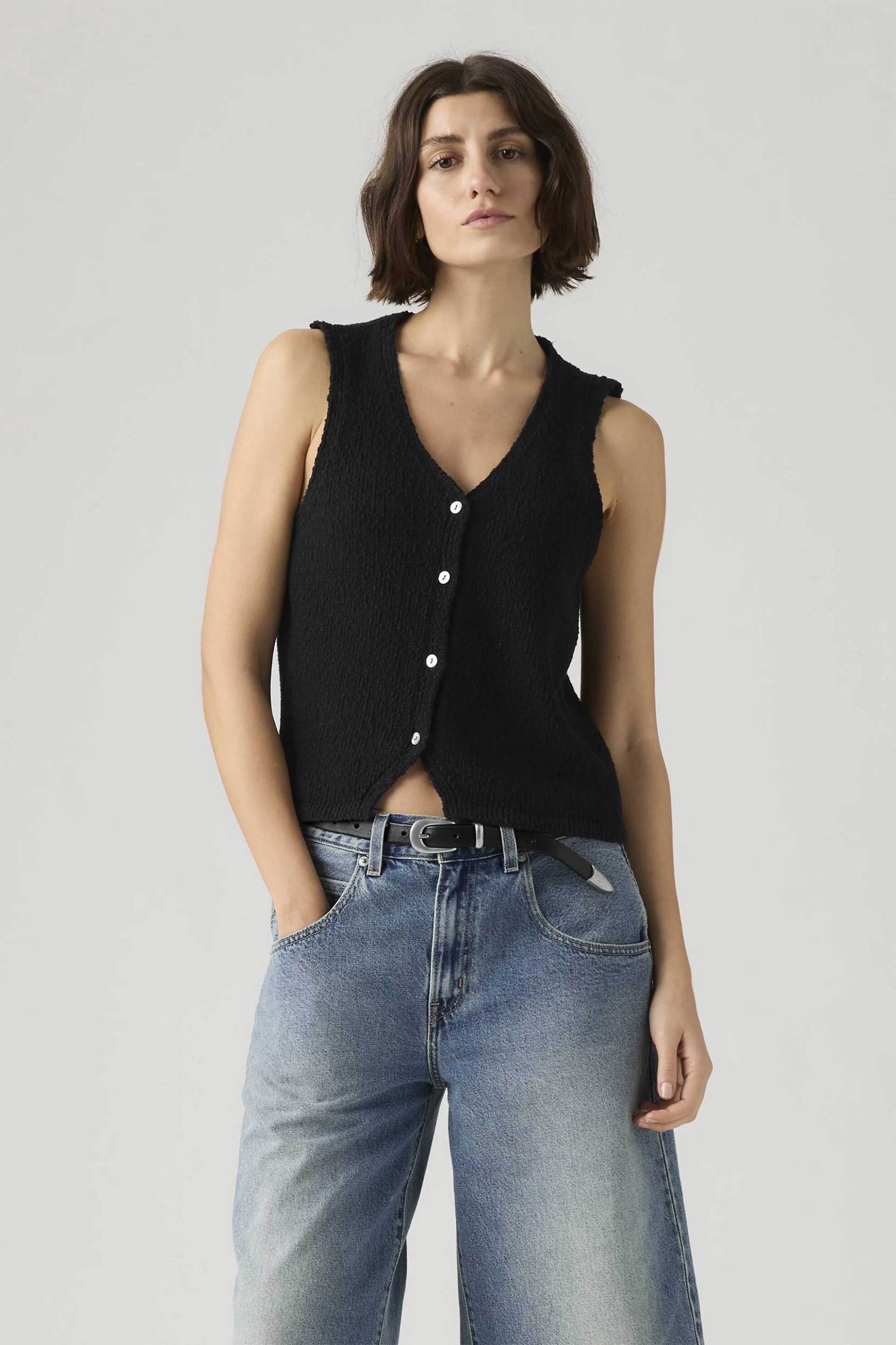 Levi's Levi's® γυναικείο γιλέκο μπουκλέ Standard Fit 