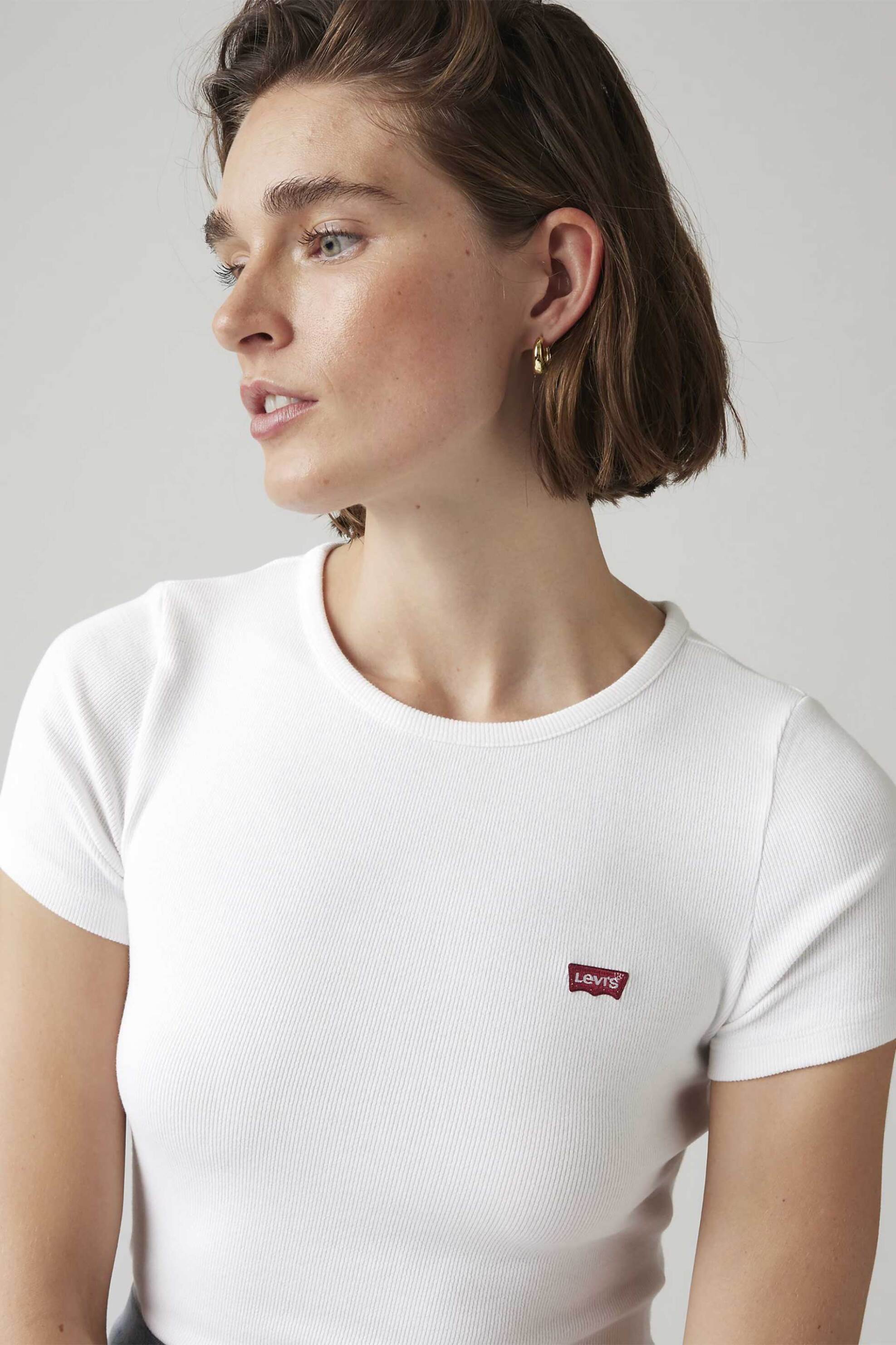 Levi's® γυναικείο T-shirt με λογότυπο Slim Fit 