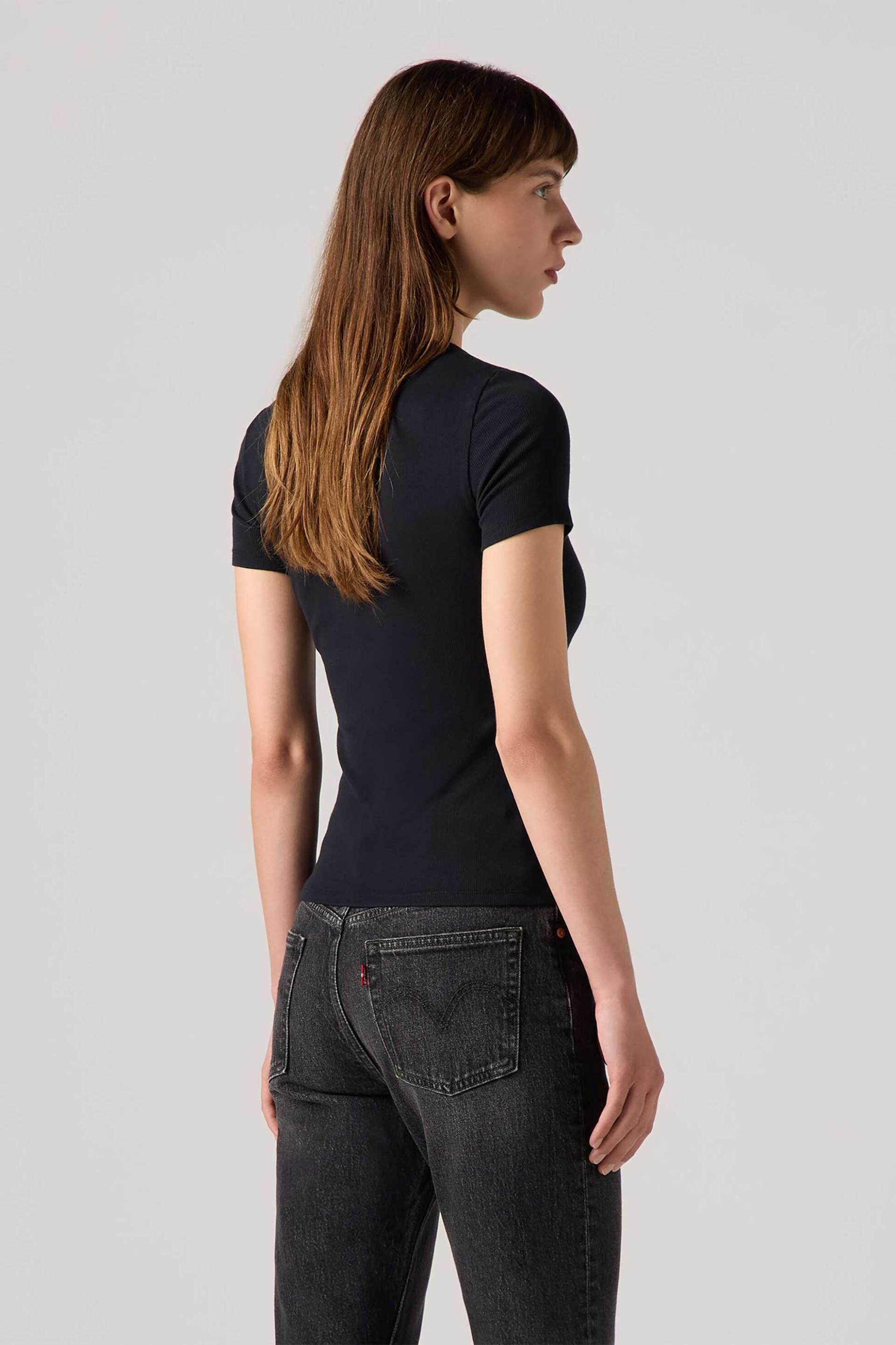 Levi's® γυναικείο T-shirt με λογότυπο Slim Fit 