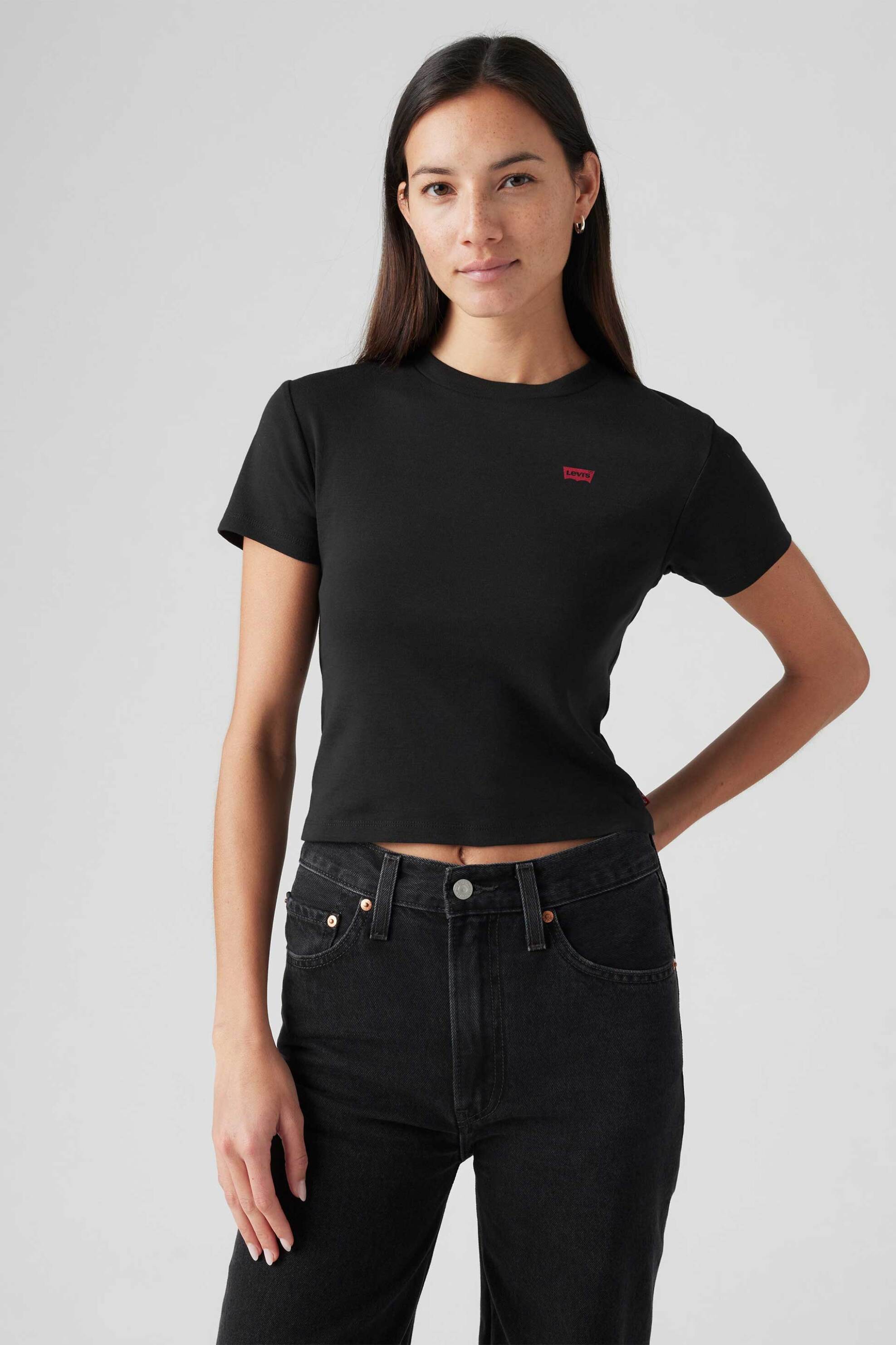 Levi's® γυναικείο T-shirt με λογότυπο Slim Fit 