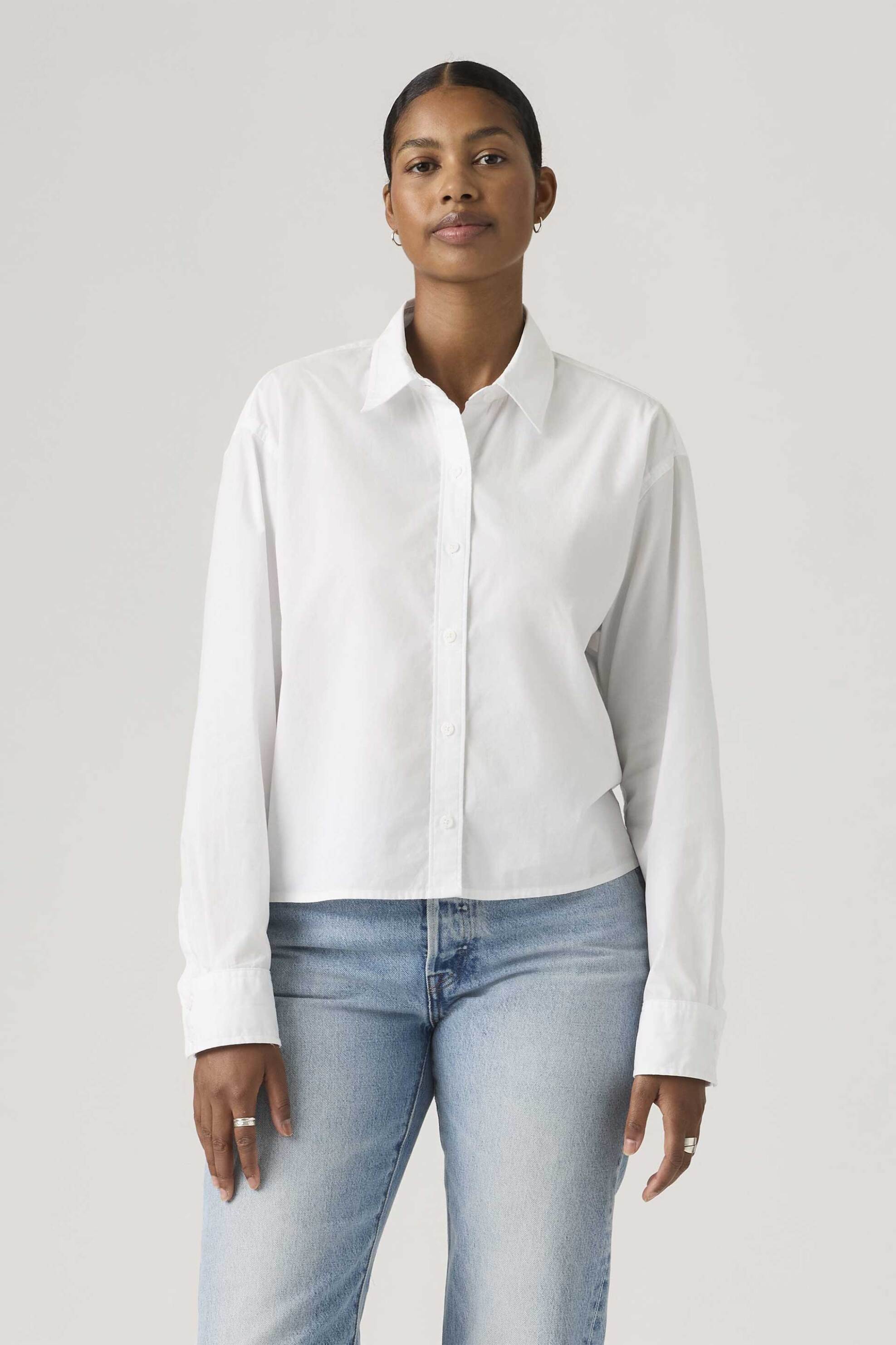 Levi's® γυναικείο πουκάμισο poplin cropped Relaxed Fit 