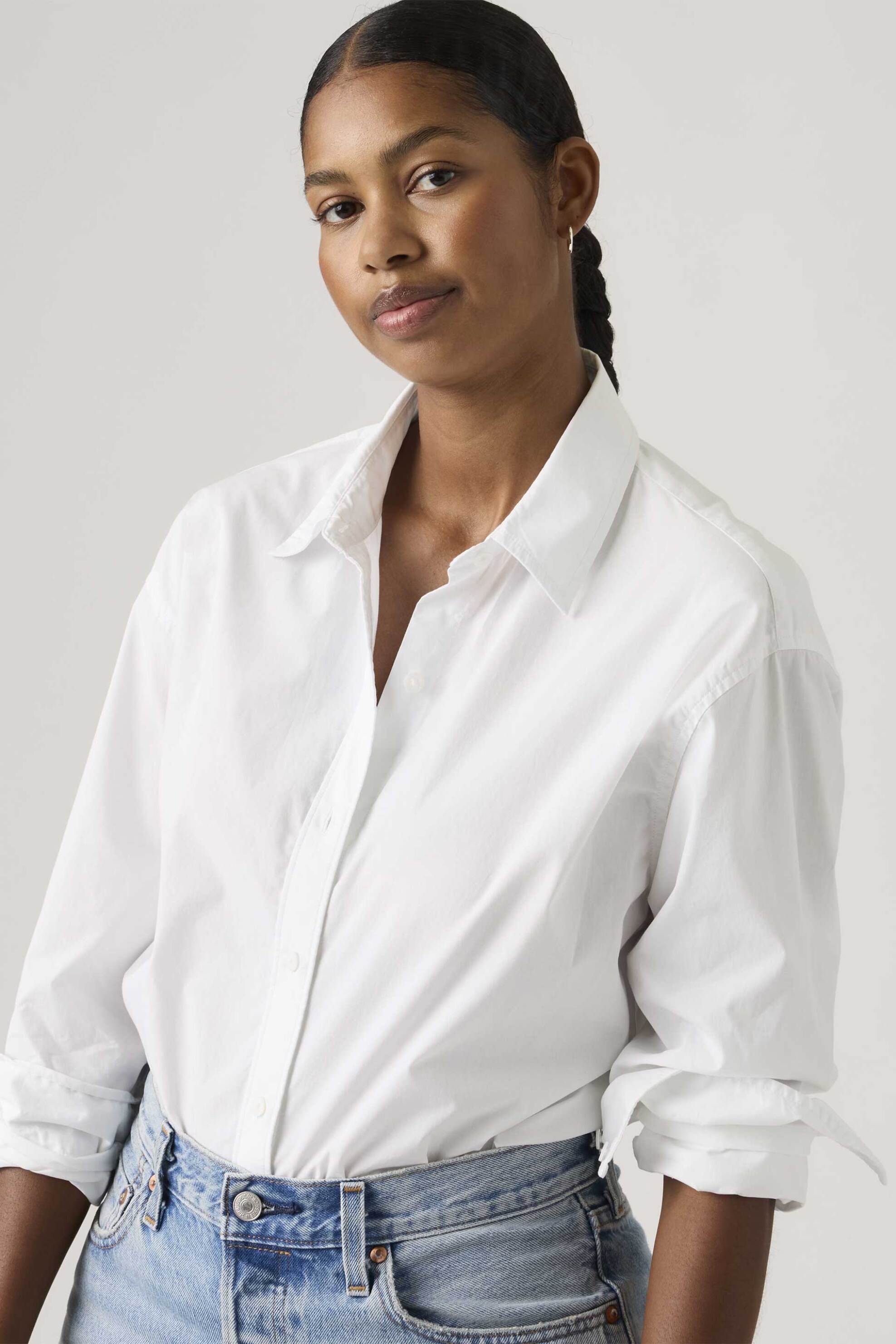 Levi's® γυναικείο πουκάμισο poplin cropped Relaxed Fit 