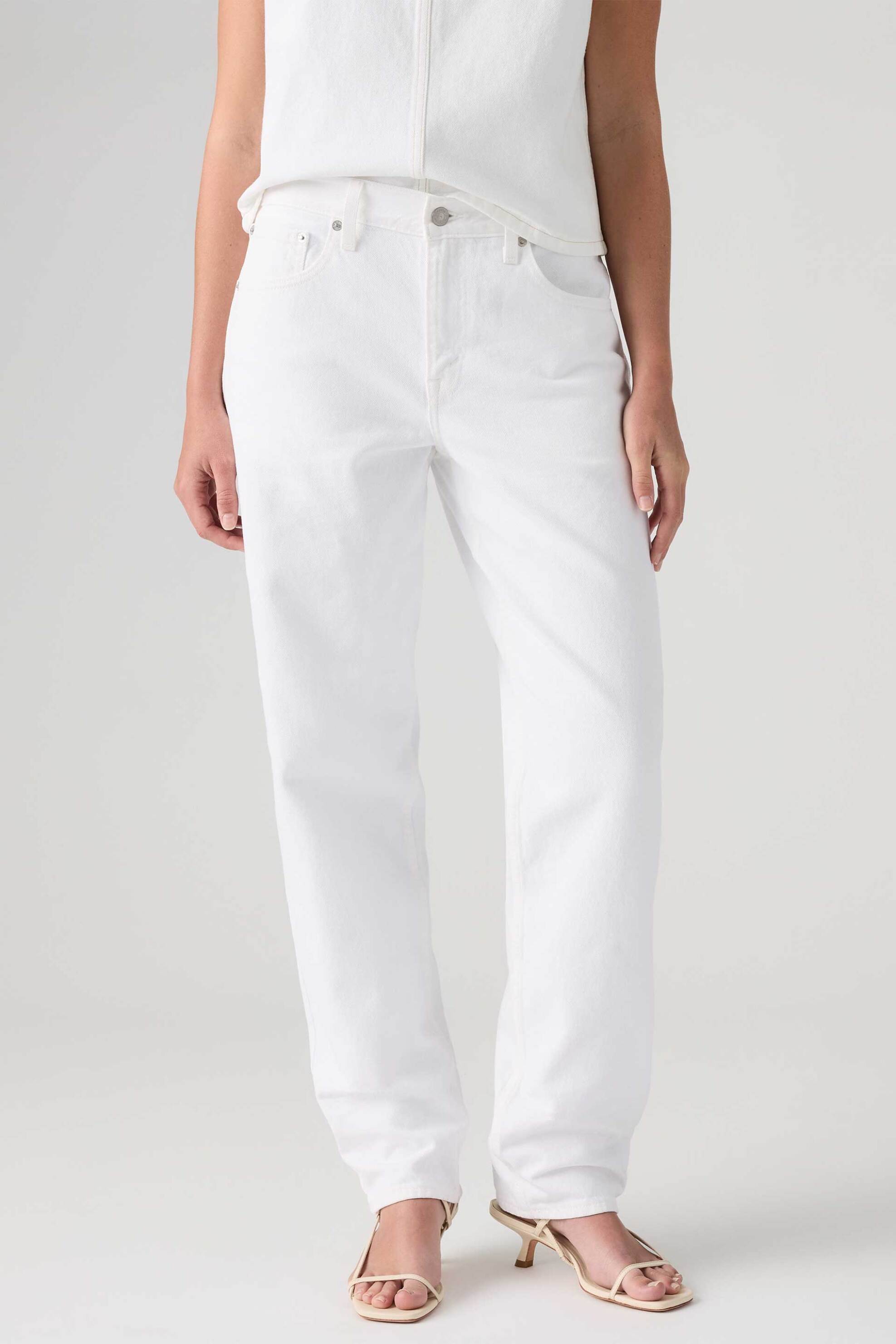Levi's® γυναικείο τζιν παντελόνι πεντάτσεπο Loose Tapered Fit - 0083N0003 Λευκό