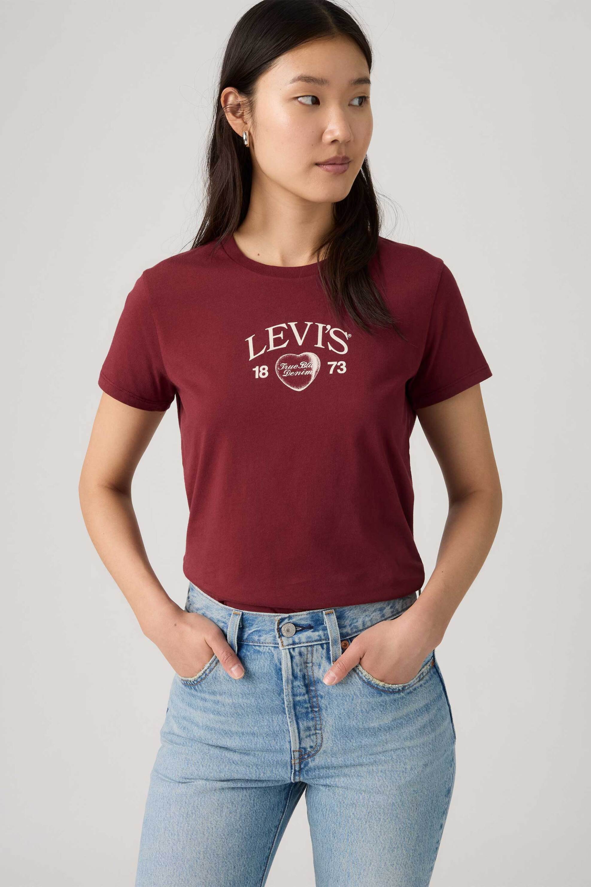 Levi's® γυναικείο T-shirt με λογότυπο Standard Fit 