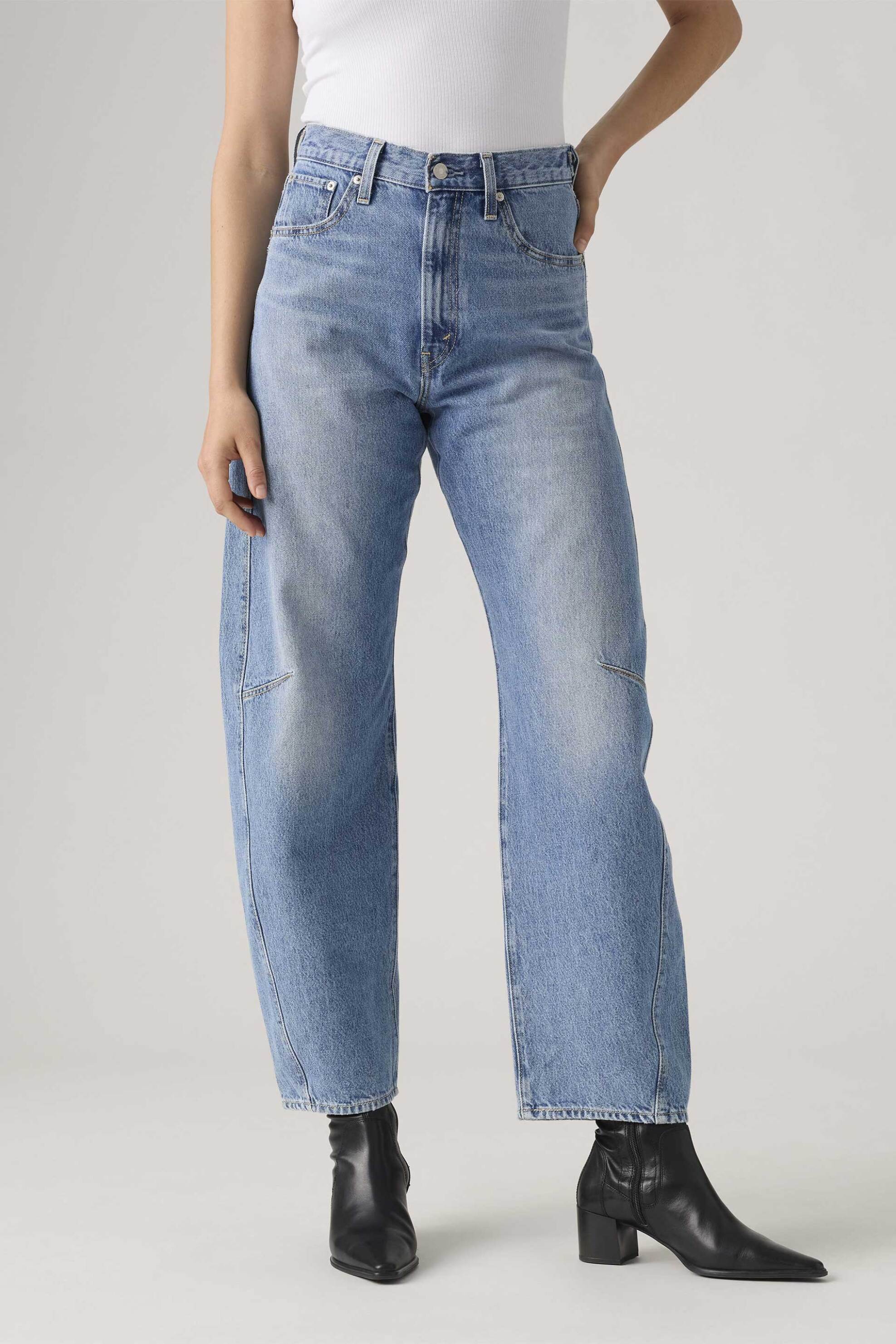 Levi's® γυναικείο ψηλόμεσο τζιν παντελόνι πεντάτσεπο Barrel Fit 