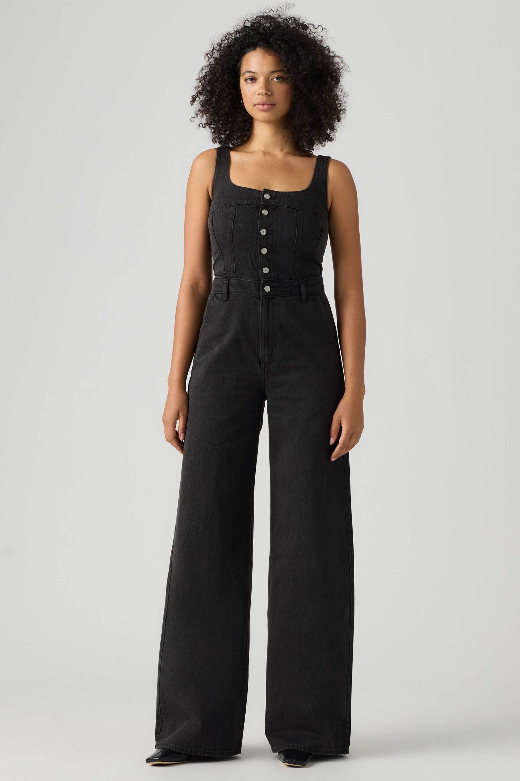Levi's® γυναικεία denim ολόσωμη φόρμα αμάνικη Regular Fit 