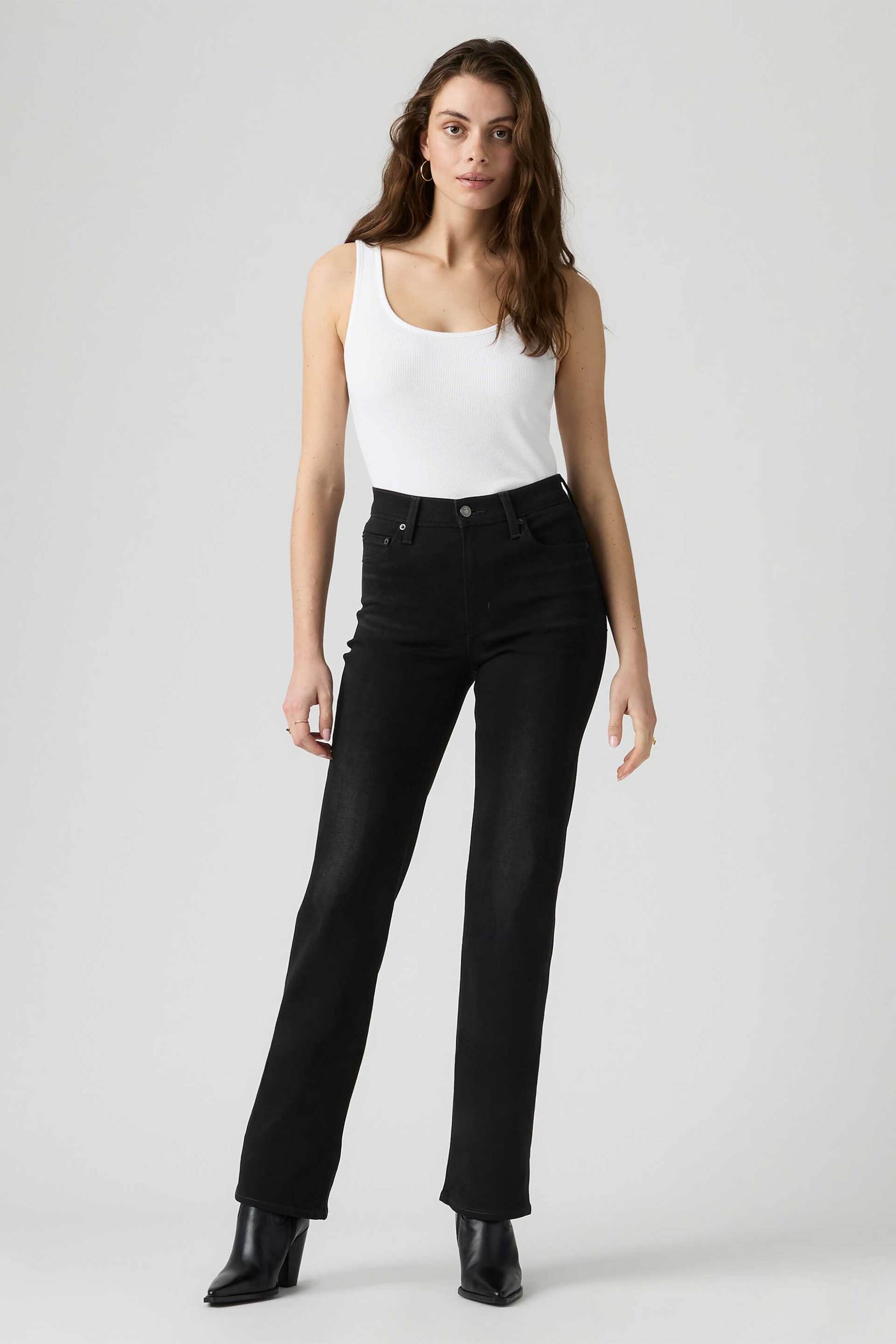 Levi's® γυναικείο ψηλόμεσο τζιν παντελόνι πεντάτσεπο Straight Fit 