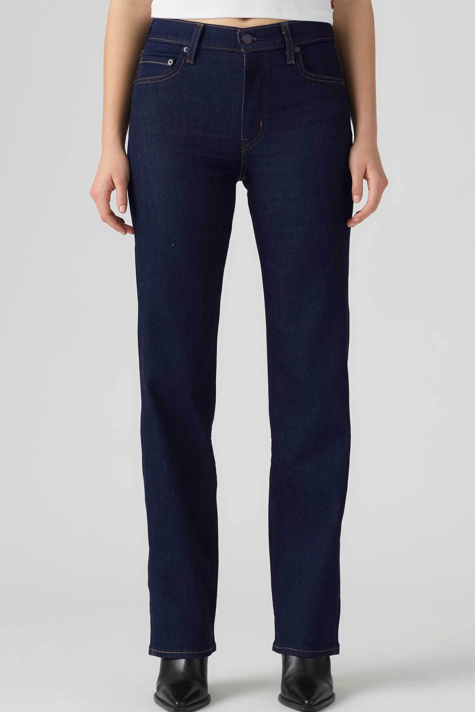Levi's® γυναικείο ψηλόμεσο τζιν παντελόνι πεντάτσεπο Straight Fit 