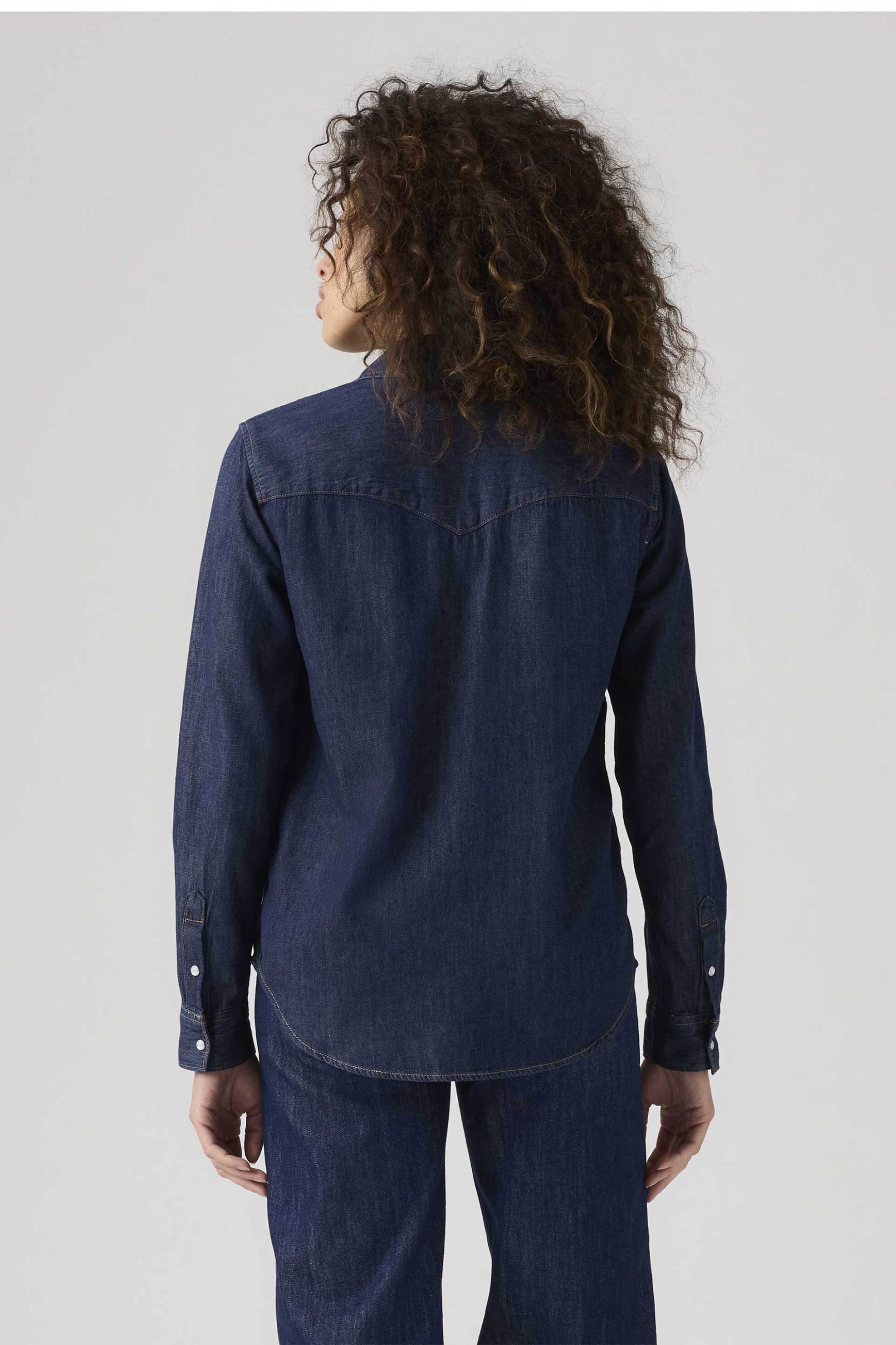 Levi&Apos S Γυναικείο Denim Πουκάμισο Standard Fit The Ultimate Western - 868320017 Blue Σκούρο