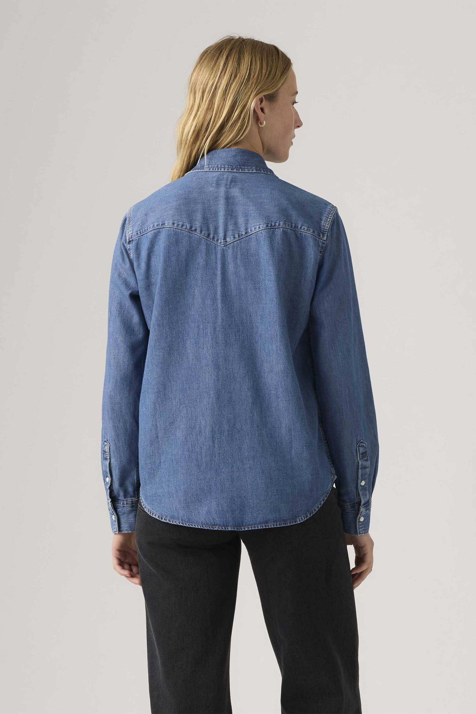 Levi&Apos S Γυναικείο Denim Πουκάμισο Standard Fit The Ultimate Western - 868320018 Blue