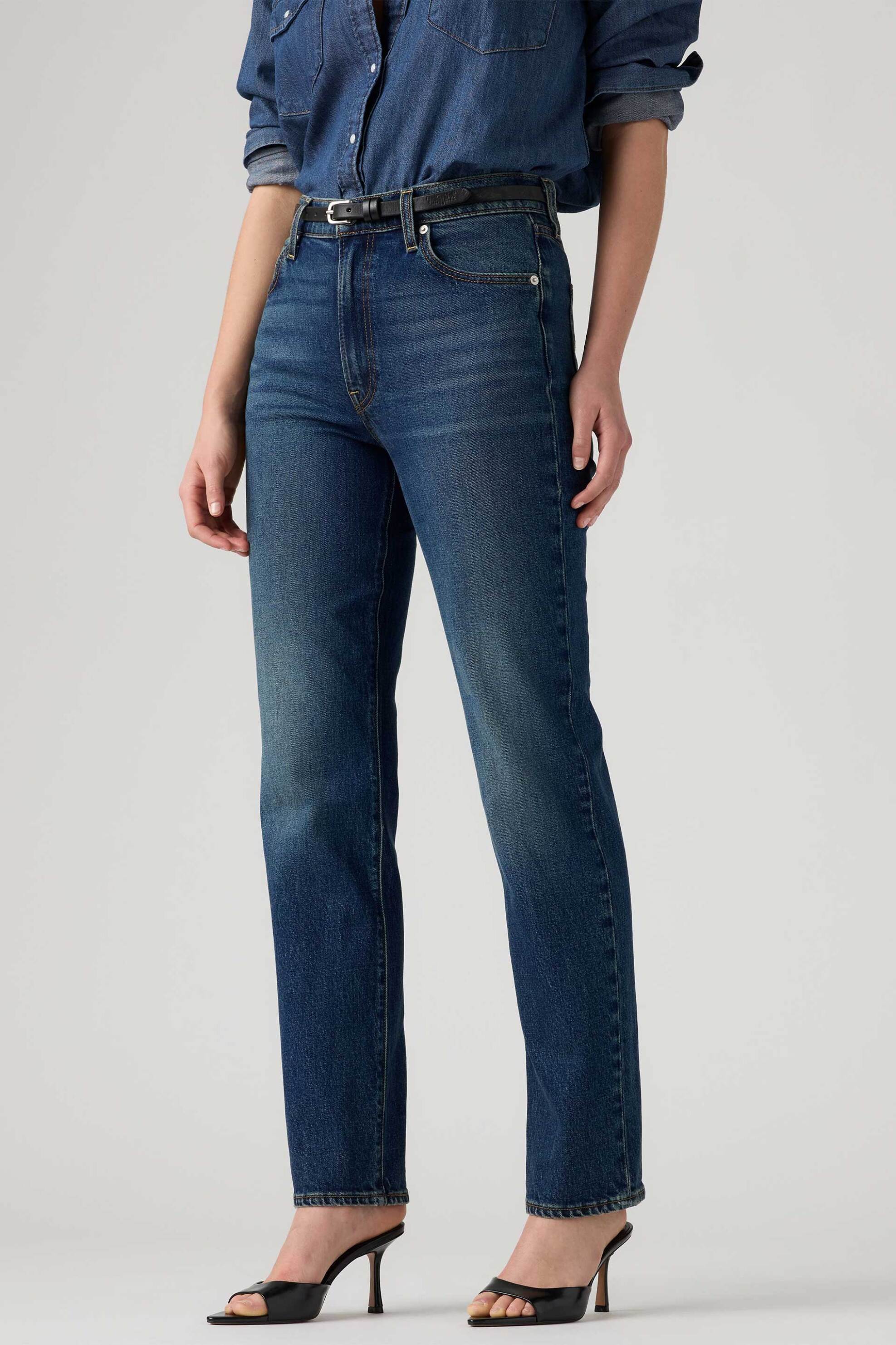 Levi's® γυναικείο ψηλόμεσο τζιν παντελόνι πεντάτσεπο Slim Fit 