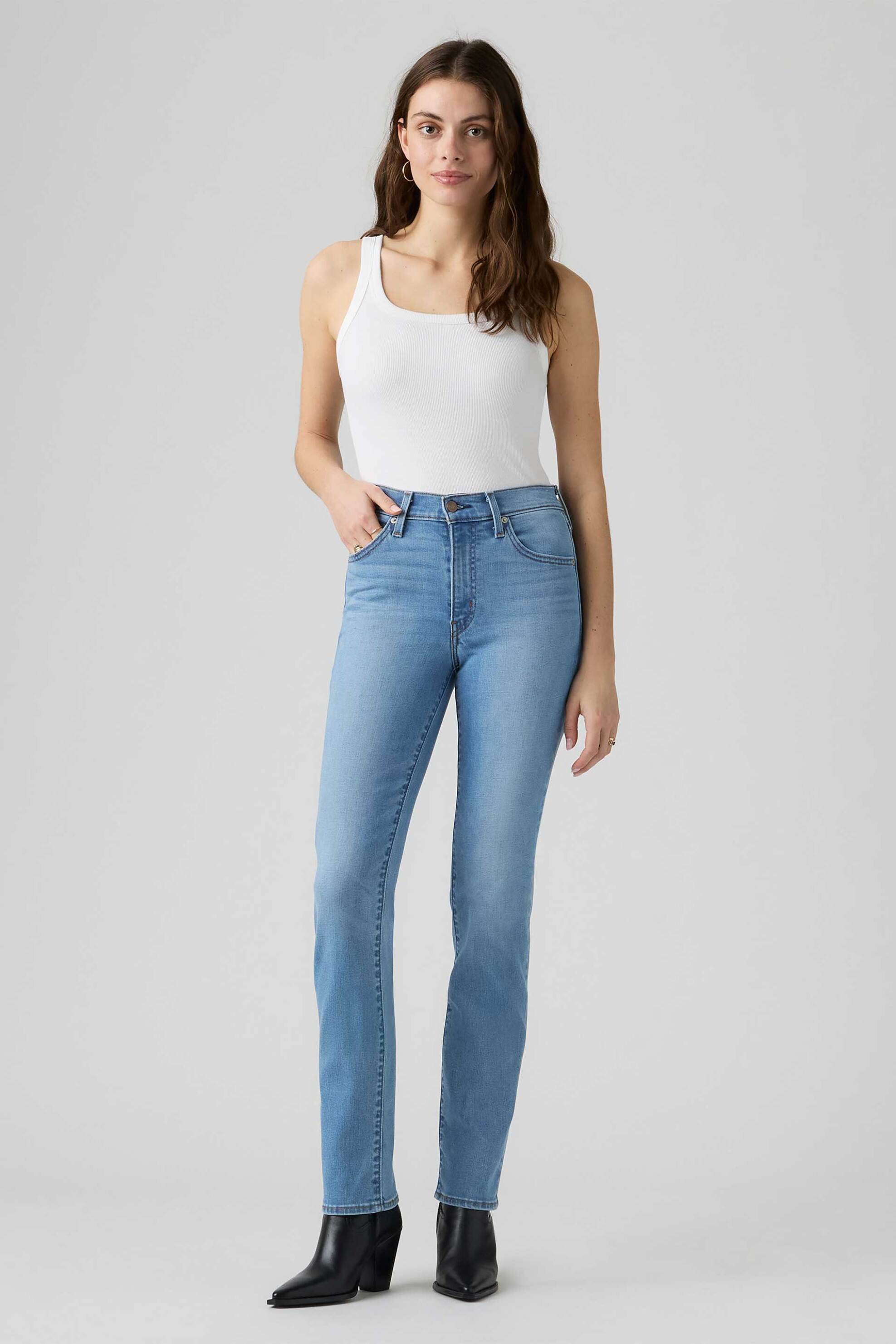 Levi's® γυναικείο ψηλόμεσο τζιν παντελόνι πεντάτσεπο Slim Fit 