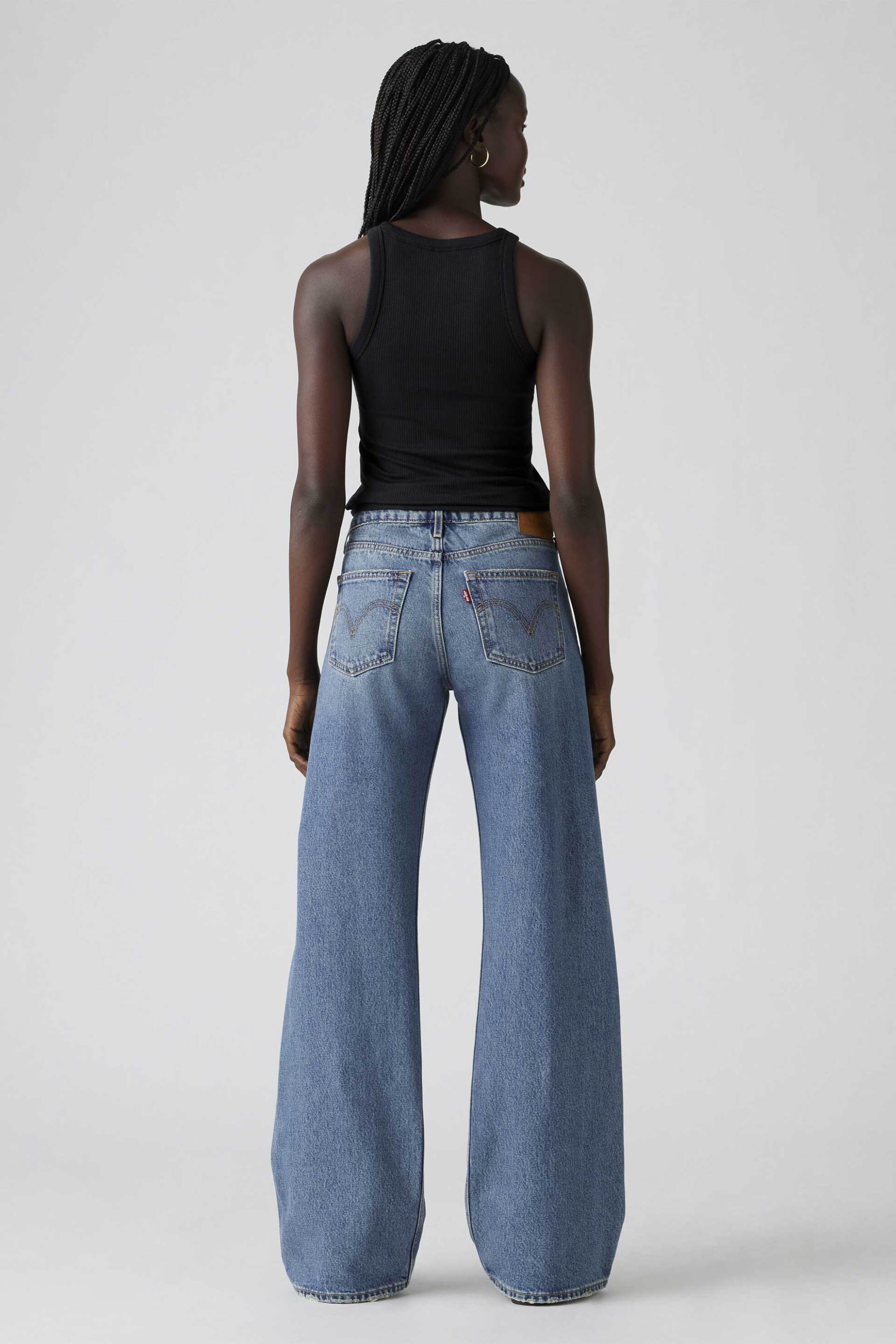Levi&Apos S Γυναικείο Τζιν Παντελόνι Πεντάτσεπο Low Loose Fit - A55660028 Denim Blue