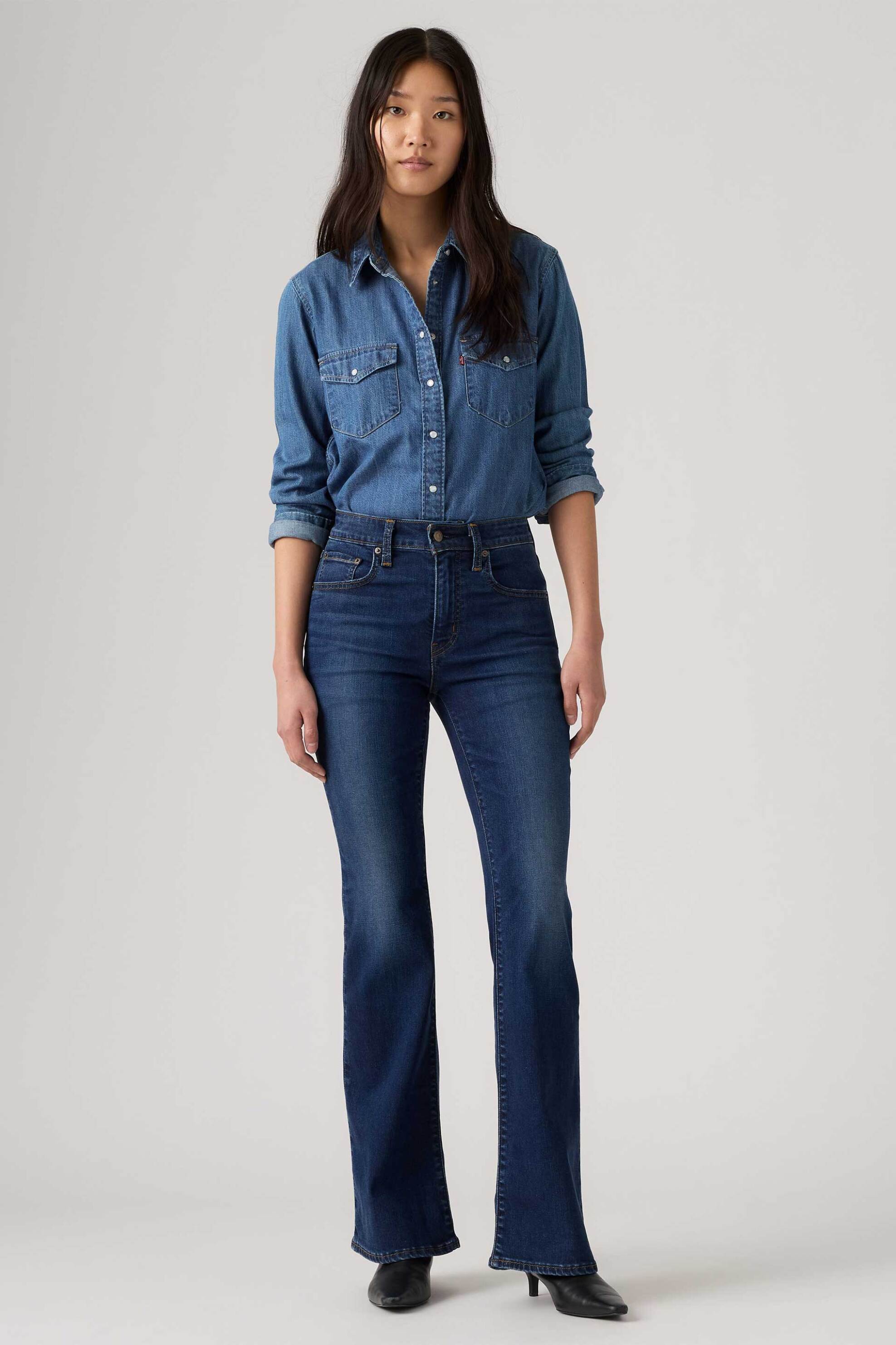 Levi's® γυναικείο ψηλόμεσο τζιν παντελόνι πεντάτσεπο Slim Bootcut Fit 