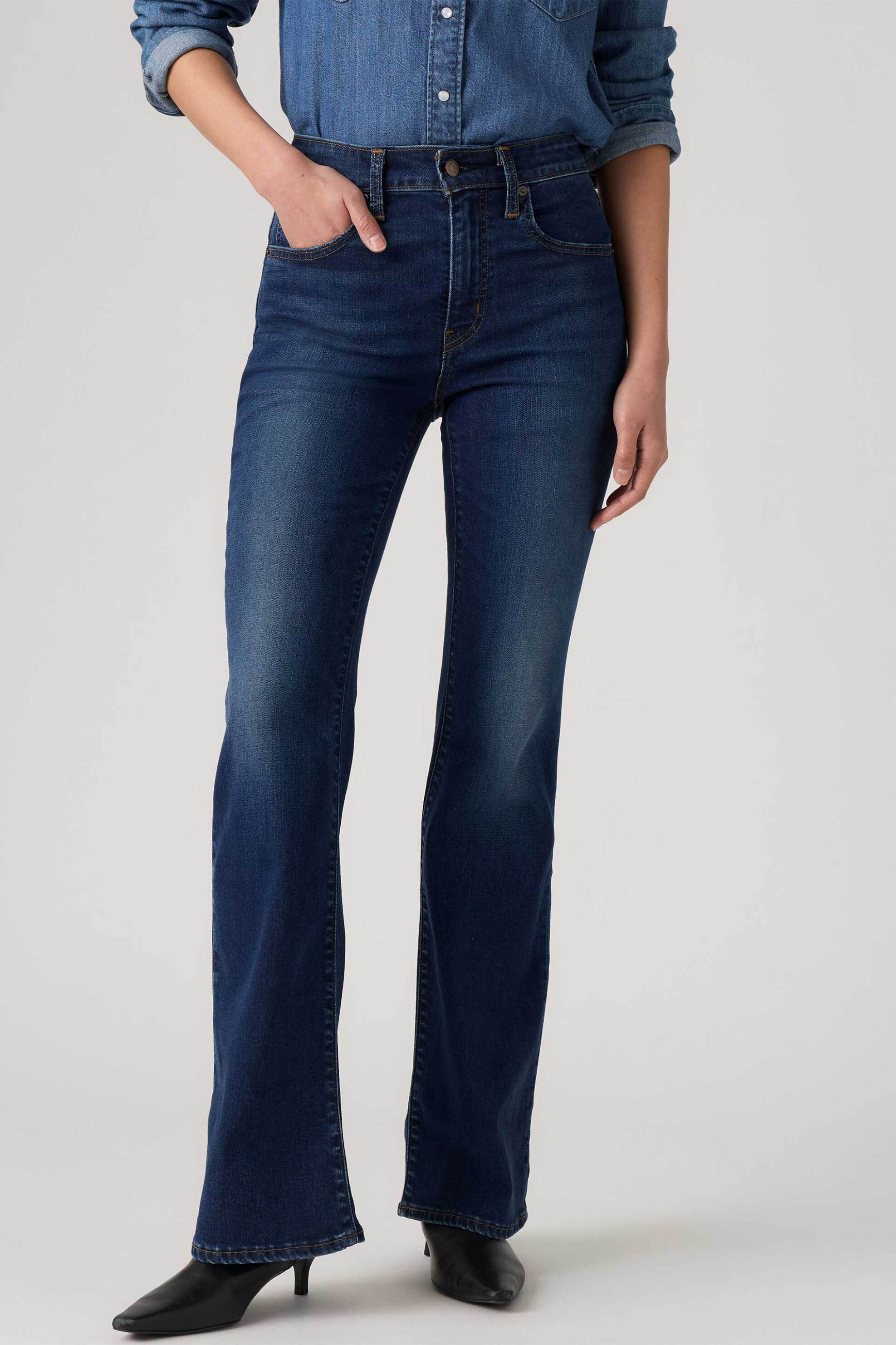 Levi's® γυναικείο ψηλόμεσο τζιν παντελόνι πεντάτσεπο Slim Bootcut Fit 