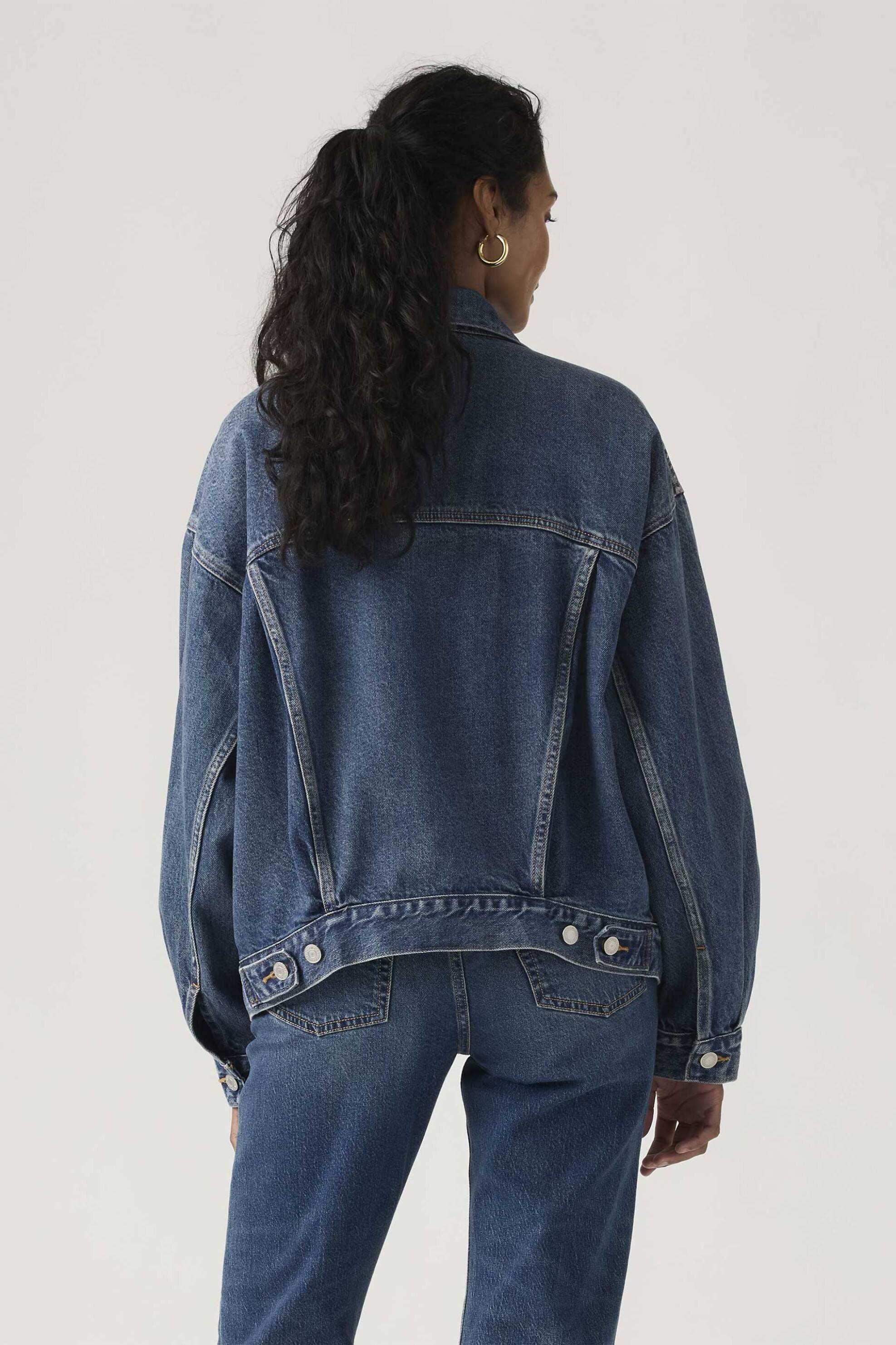 Levi&Apos S Γυναικείο Denim Jacket Relaxed Fit 90S Trucker - A17430154 Blue Σκούρο