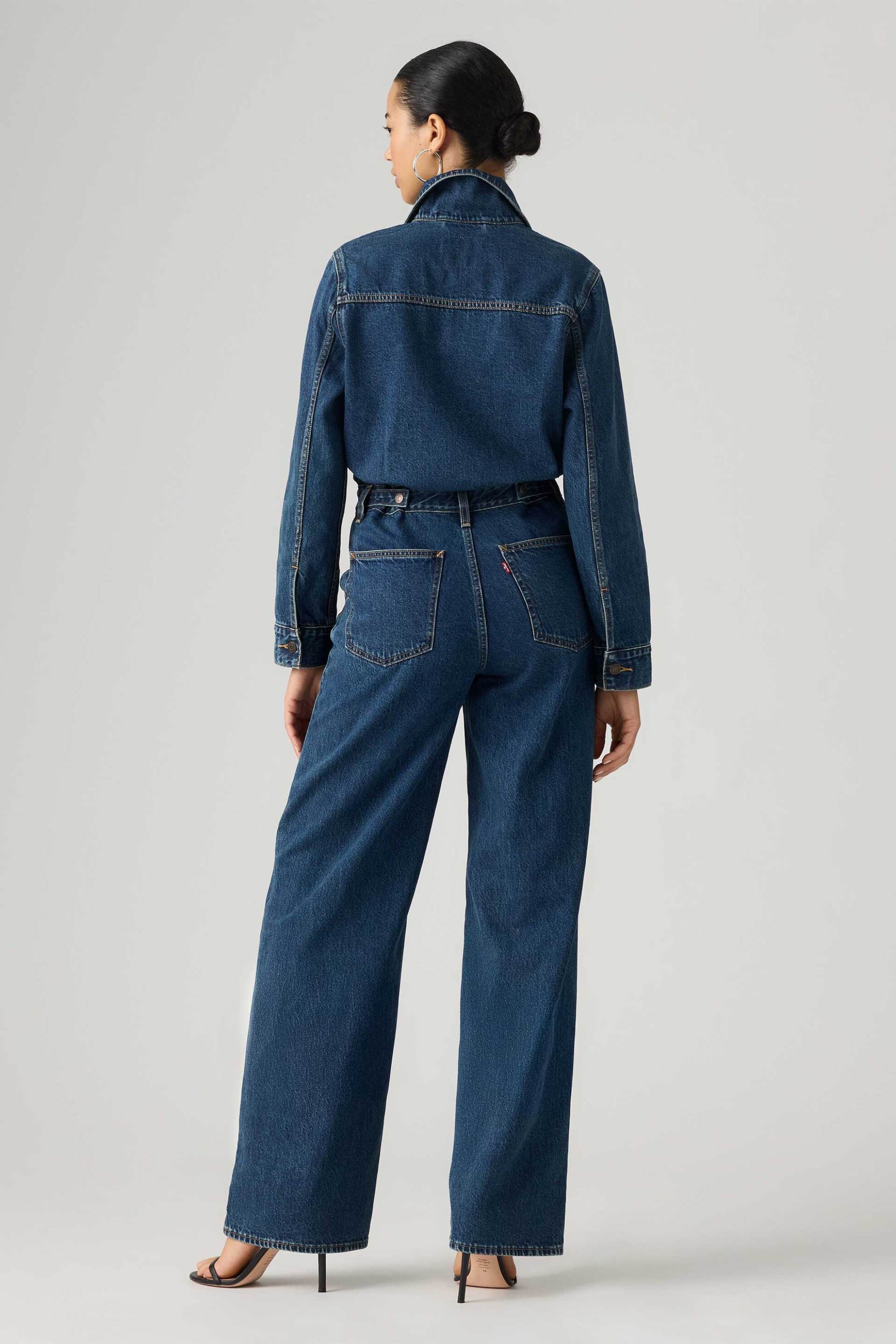 Levi&Apos S Γυναικεία Denim Ολόσωμη Φόρμα Standard Fit Heritage - 0088J0000 Blue Σκούρο