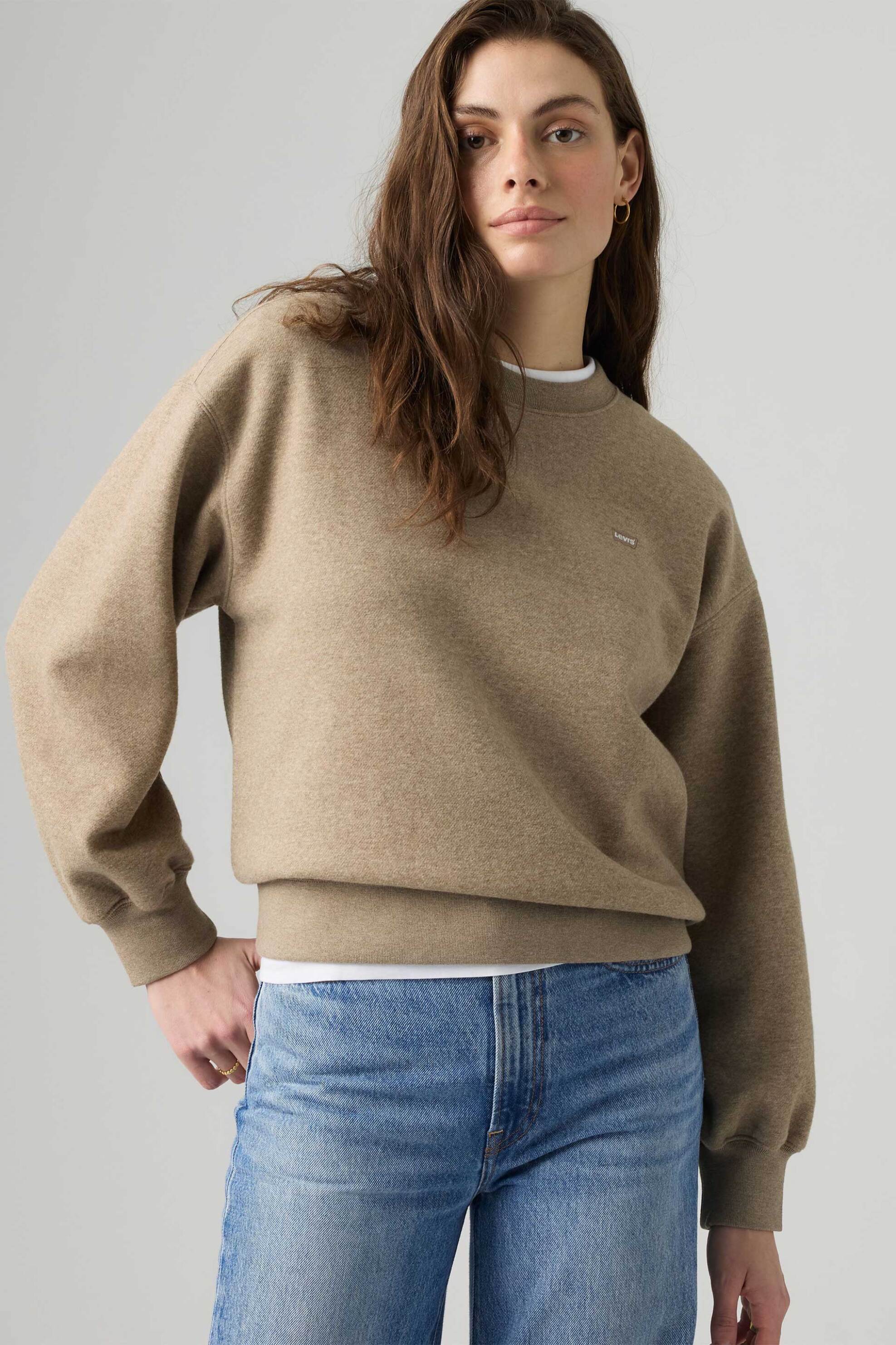 Levi's® γυναικεία μπλούζα φούτερ με λογότυπο Relaxed Fit 