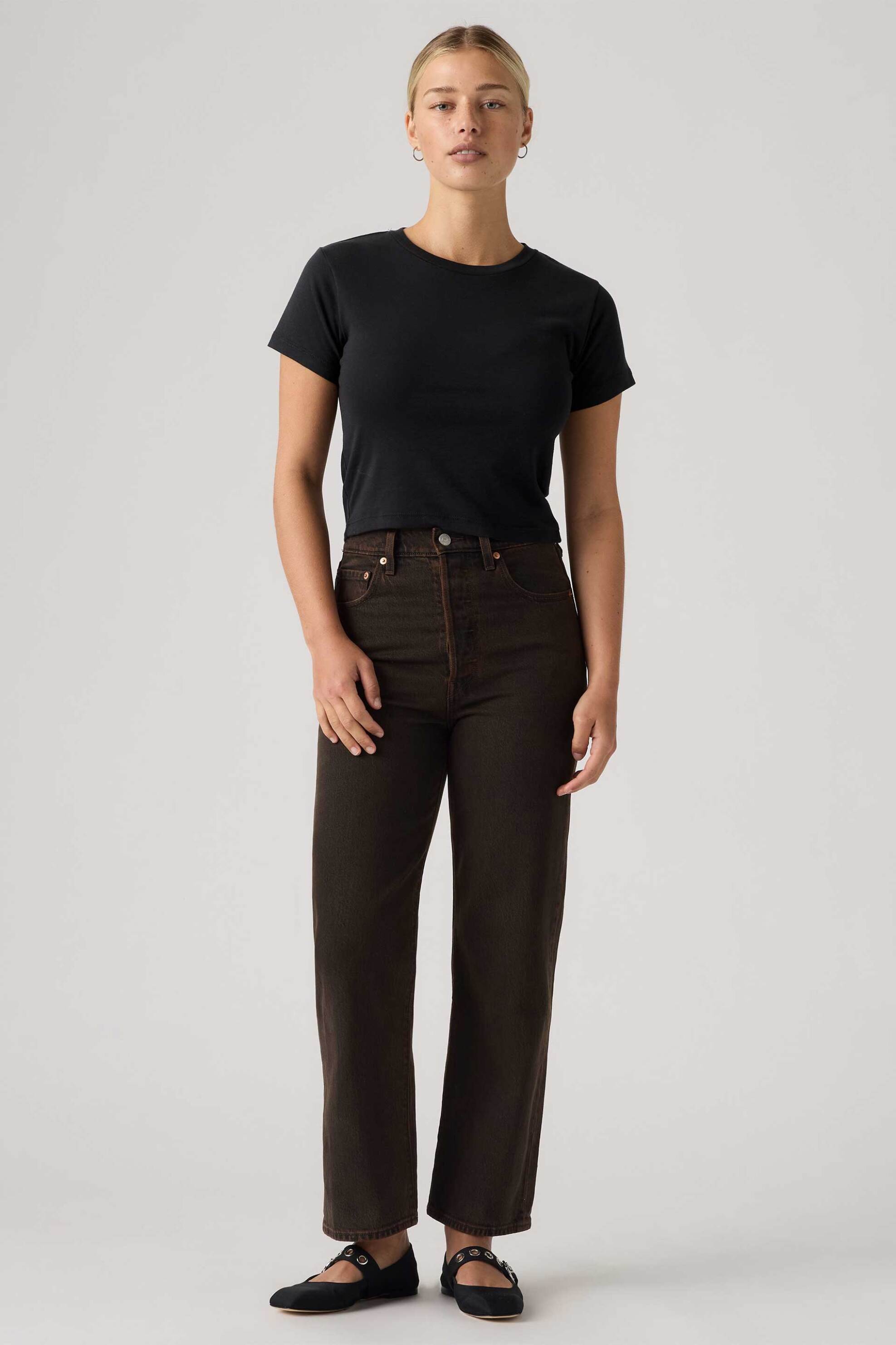 Levi's® γυναικείο ψηλόμεσο τζιν παντελόνι πεντάτσεπο Slim Straight Fit 