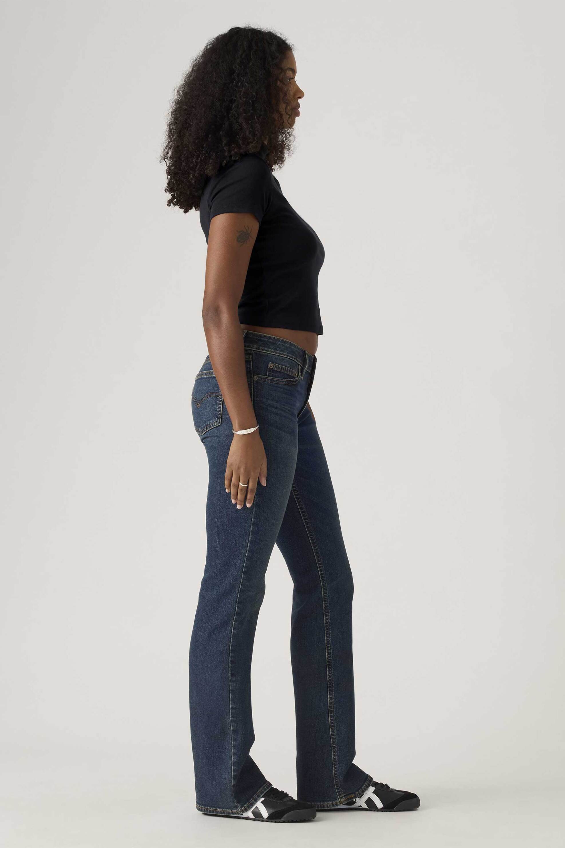 LEVI'S Levi's® γυναικείο τζιν παντελόνι πεντάτσεπο Superlow Bootcut Fit - A46790042 Denim Blue Σκούρο - 3