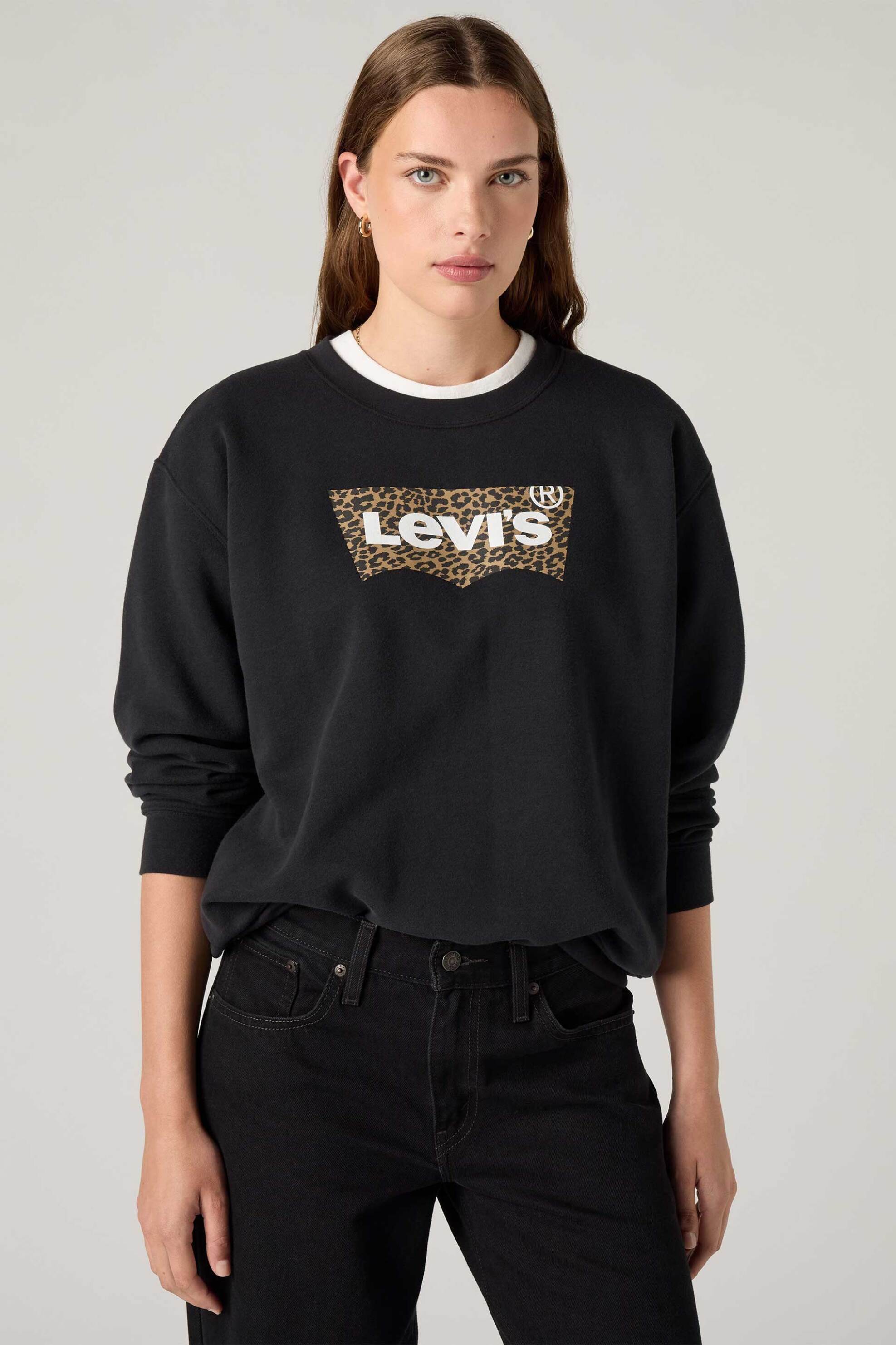 Levi's® γυναικεία μπλούζα φούτερ με λογότυπο Standard Fit 